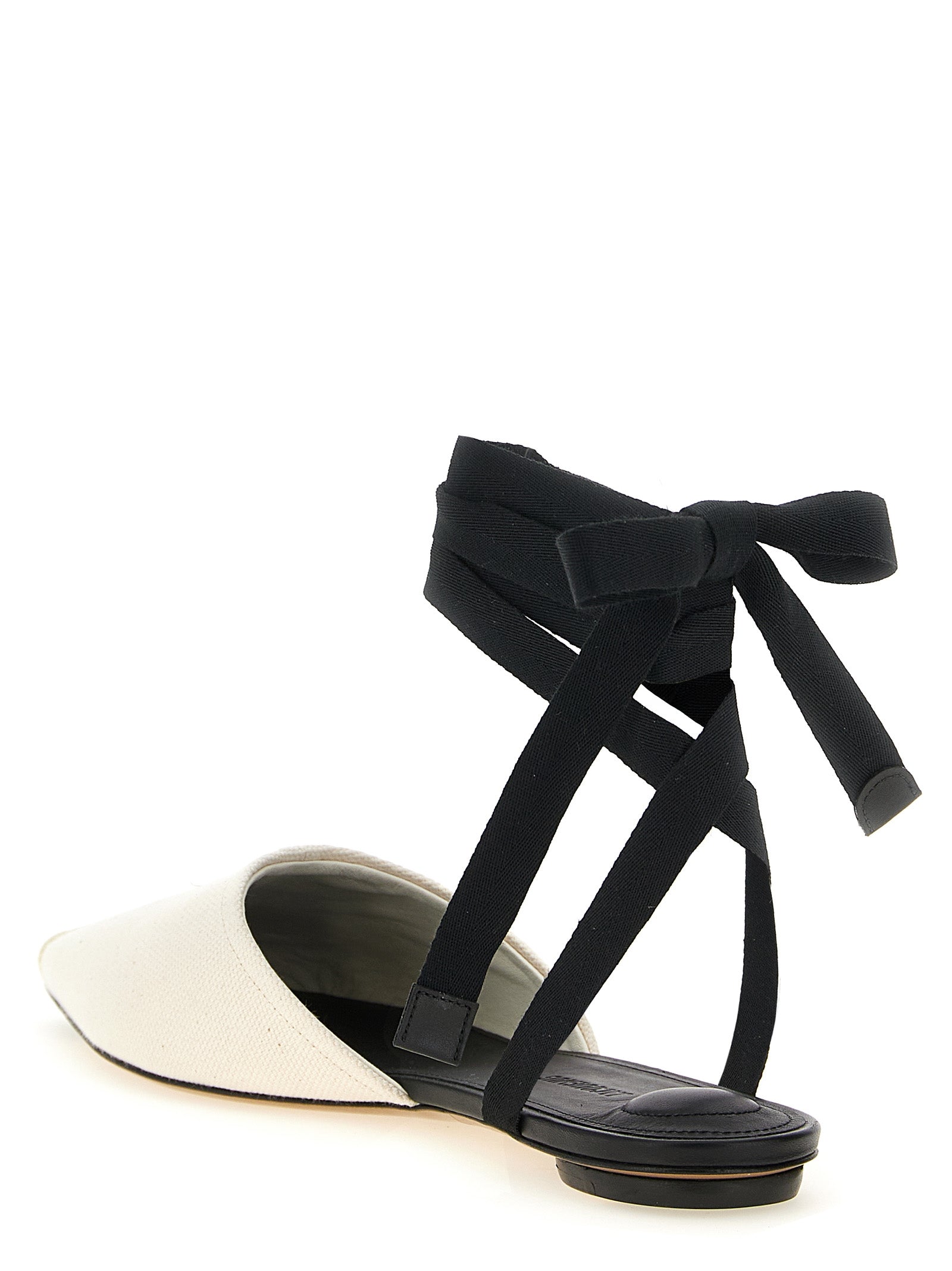 Jacquemus Beige Les Sandales Espadrilles Leather
