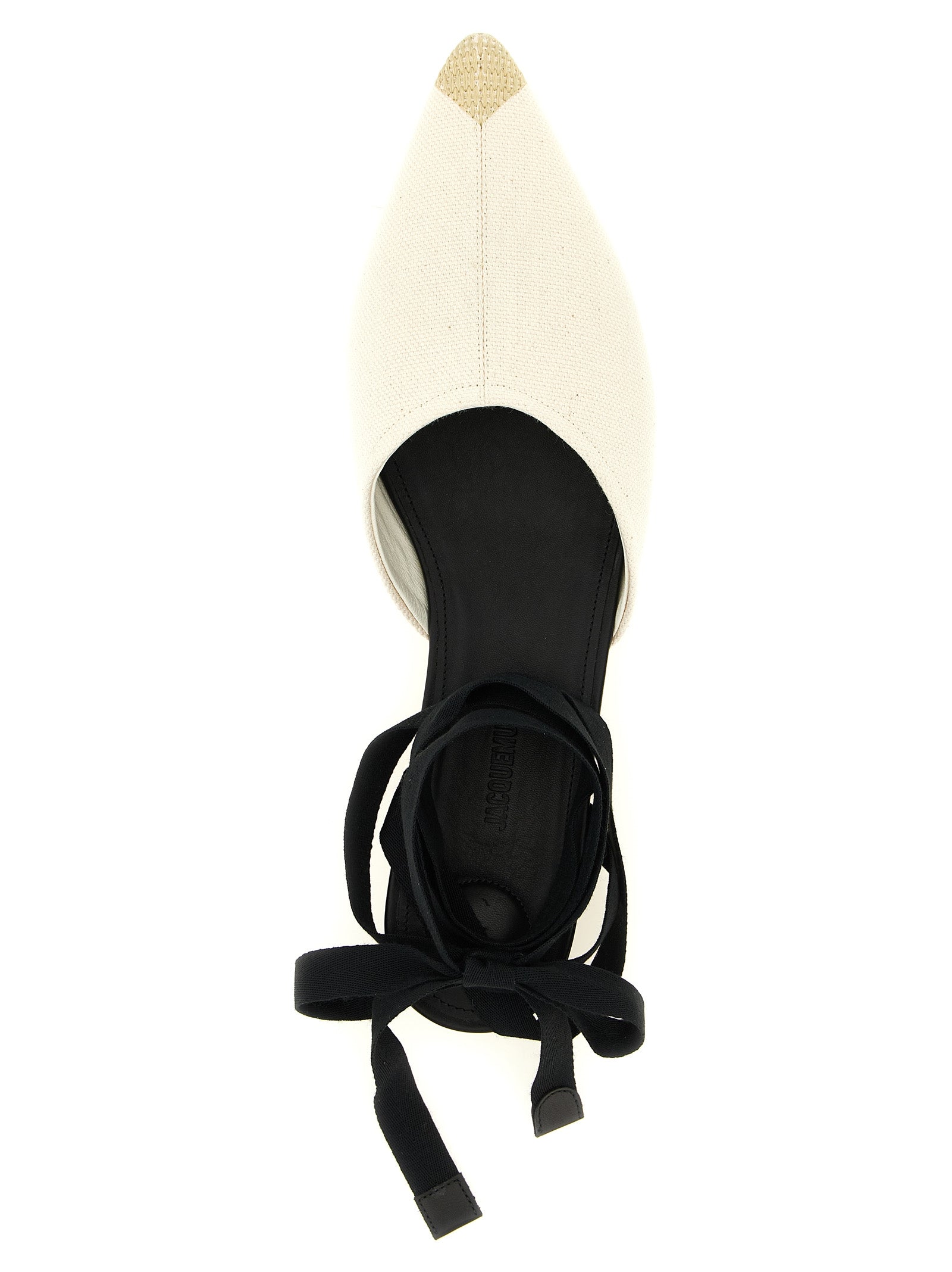 Jacquemus Beige Les Sandales Espadrilles Leather