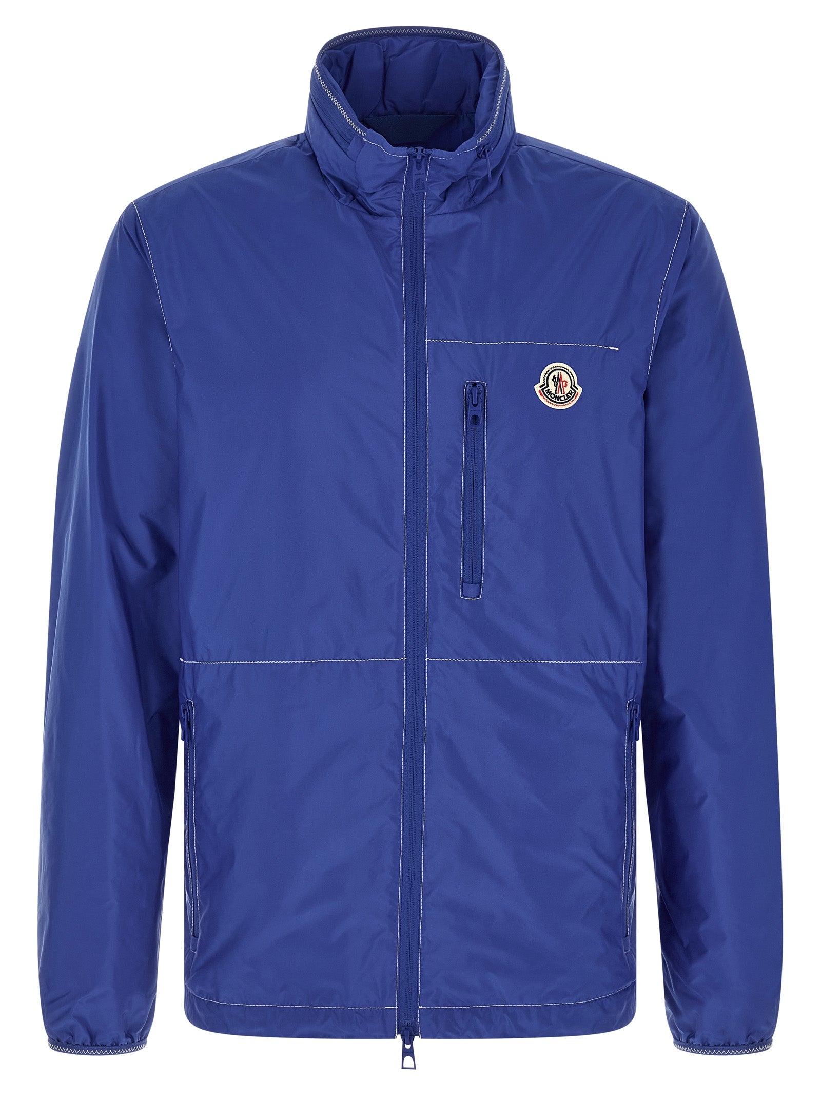 Moncler Blue Arrakis Nylon Shell Jacket