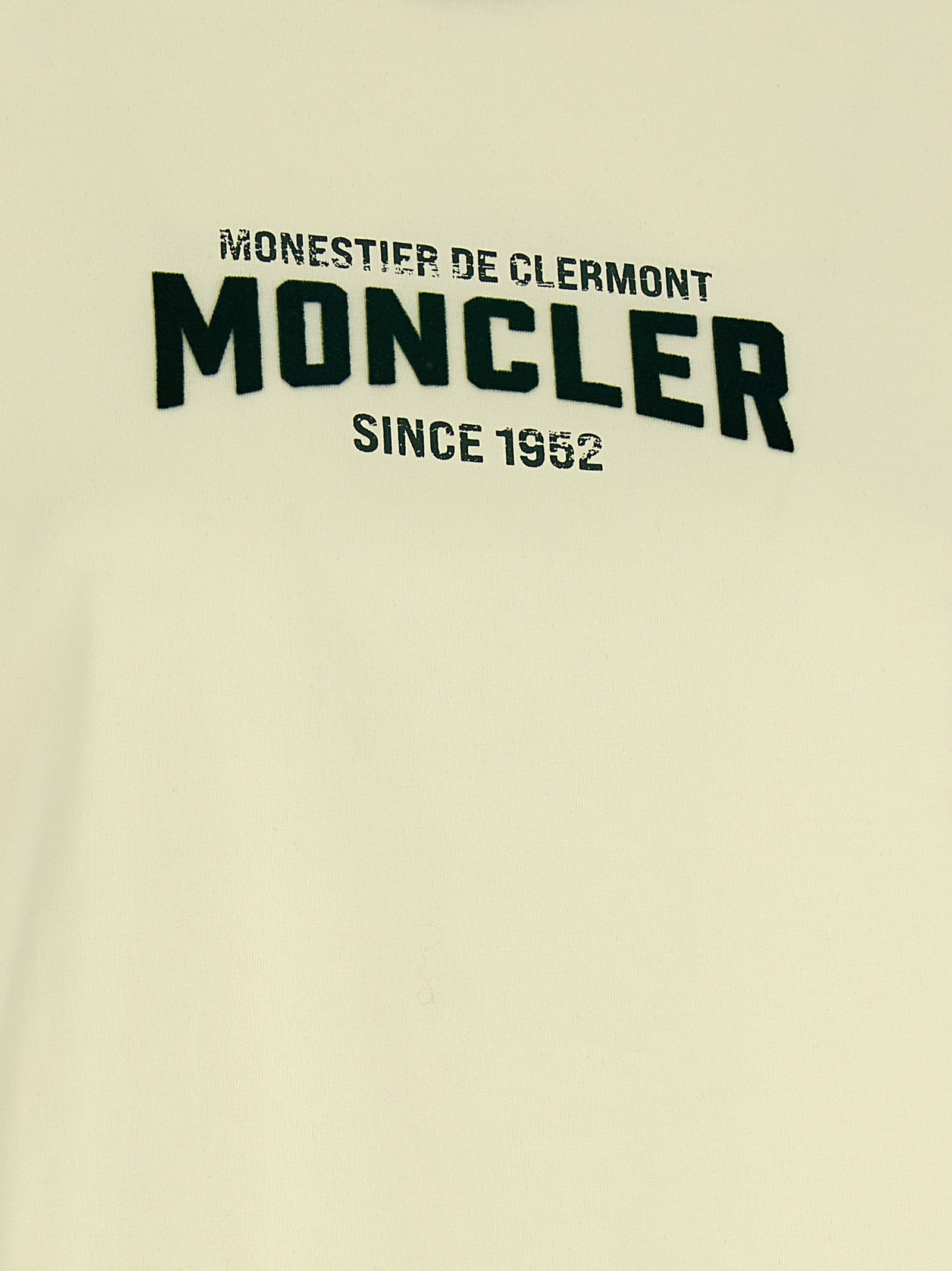 T-shirt en coton beige Moncler