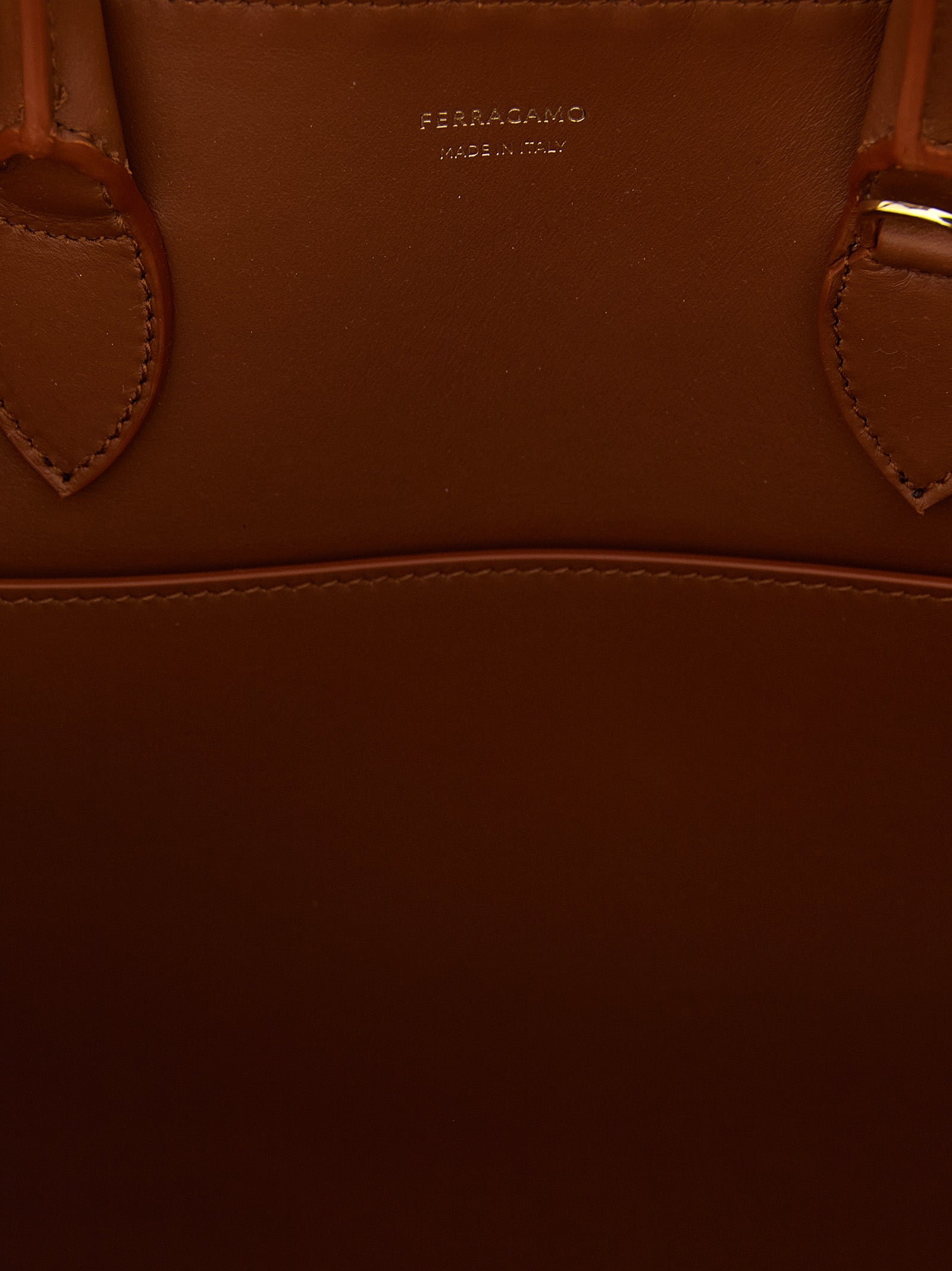 Ferragamo Brown Hug Th S Handbag Calf Leather