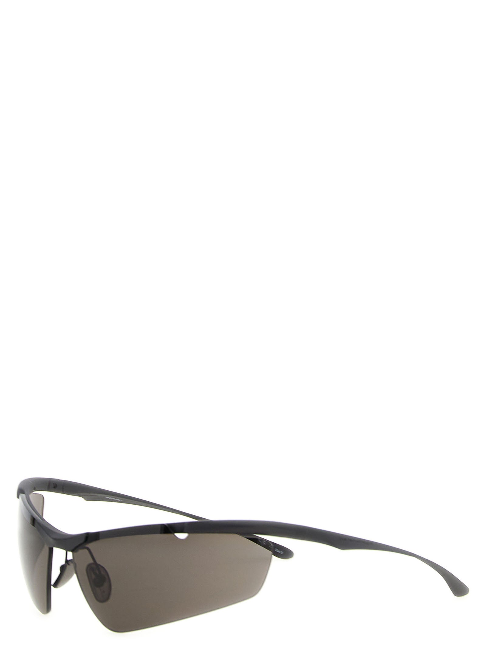 Balenciaga Black Boomerang Nylon Sunglasses