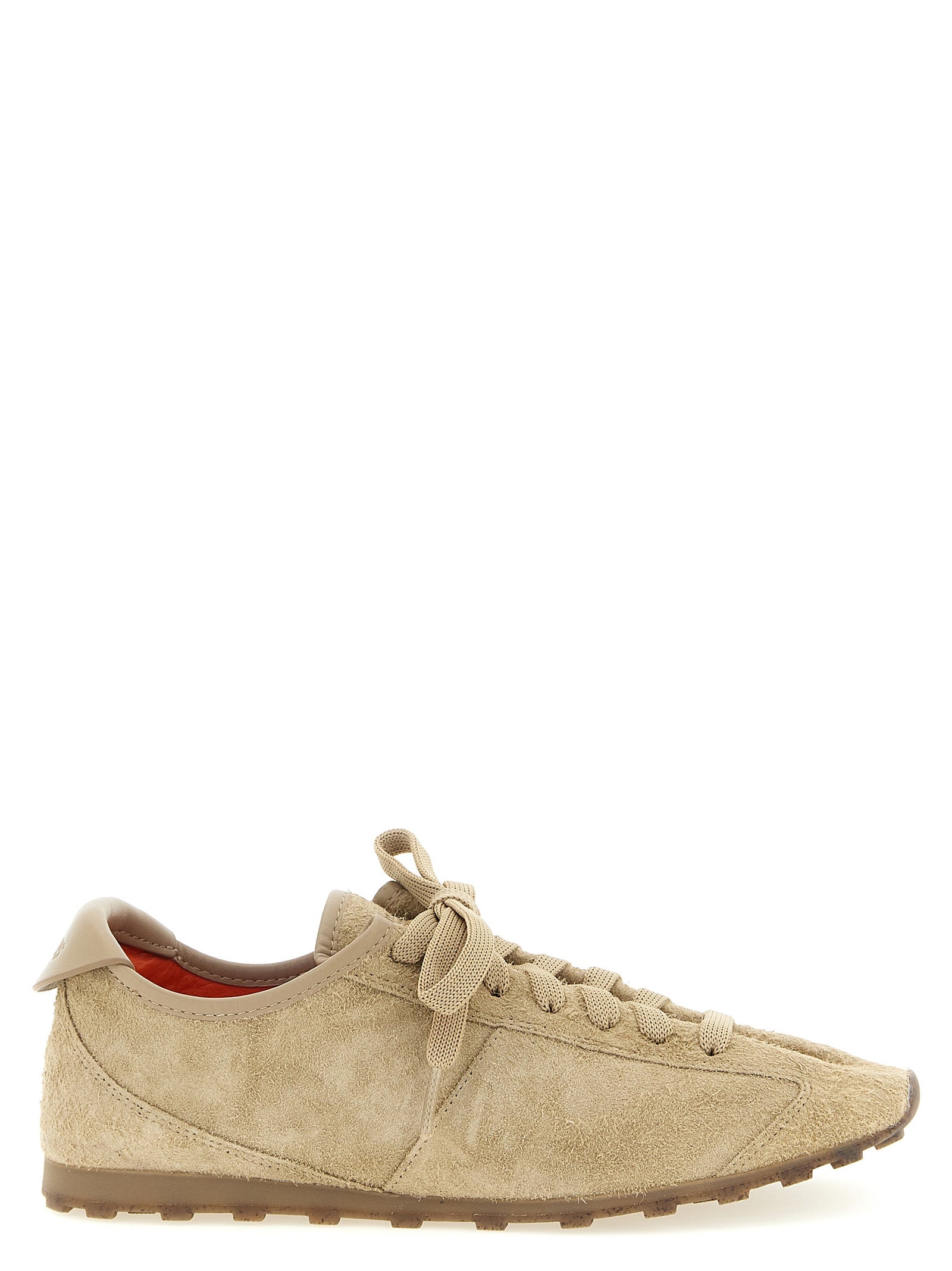 Jacquemus Beige Les Tennis Leather Sneakers