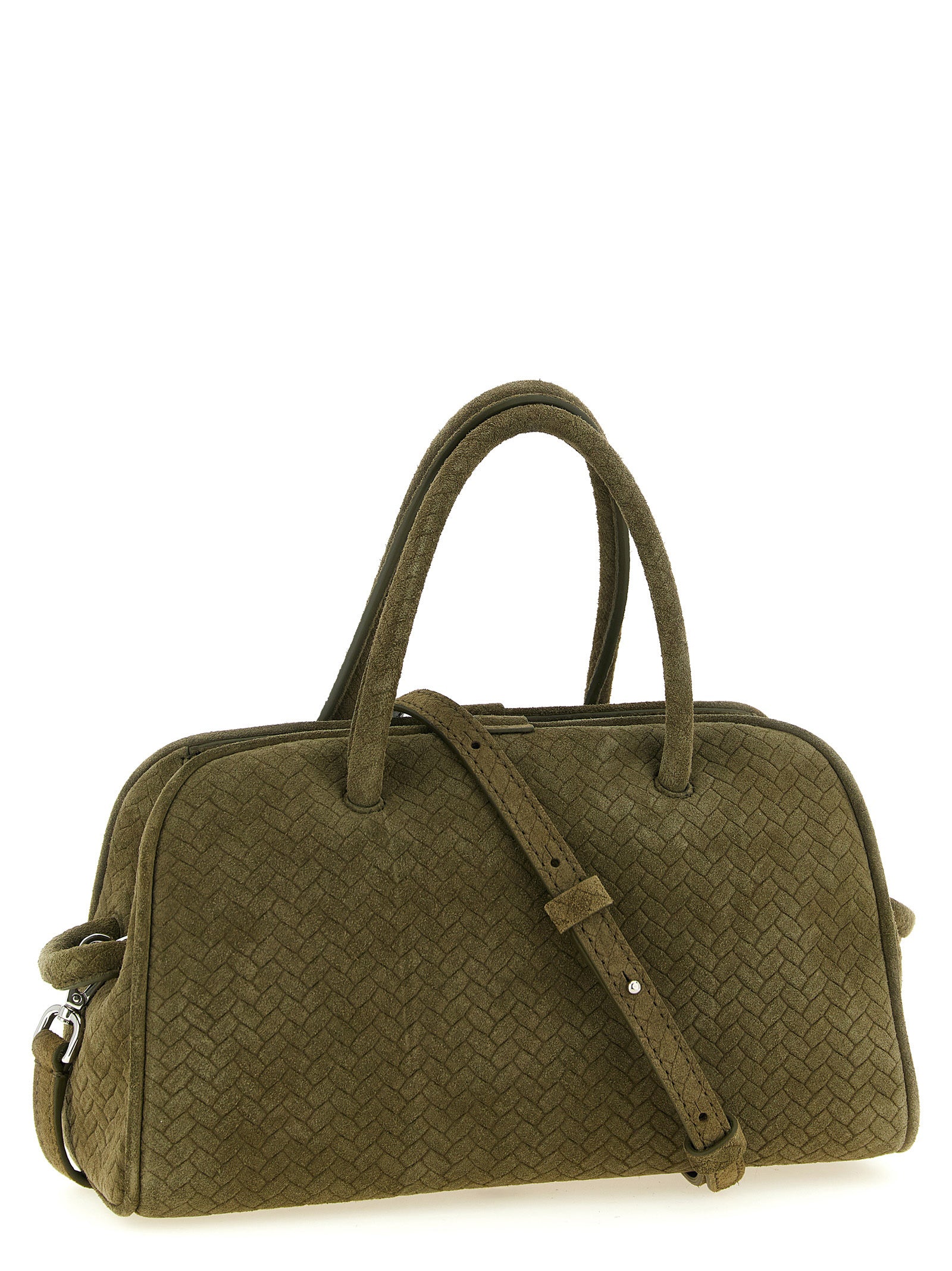 Jacquemus Green Le Petit Turismo Calf Leather Handbag