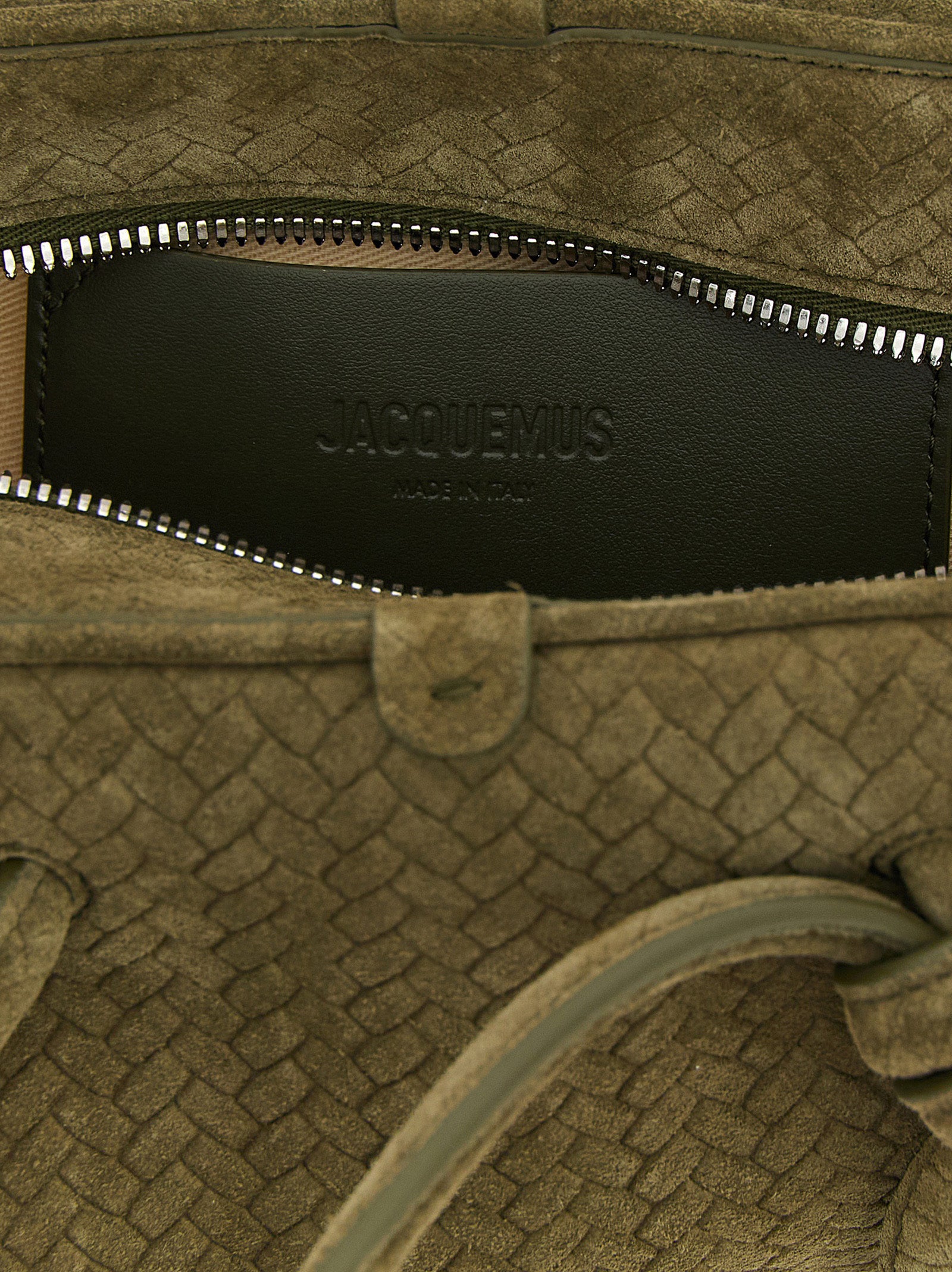 Jacquemus Green Le Petit Turismo Calf Leather Handbag