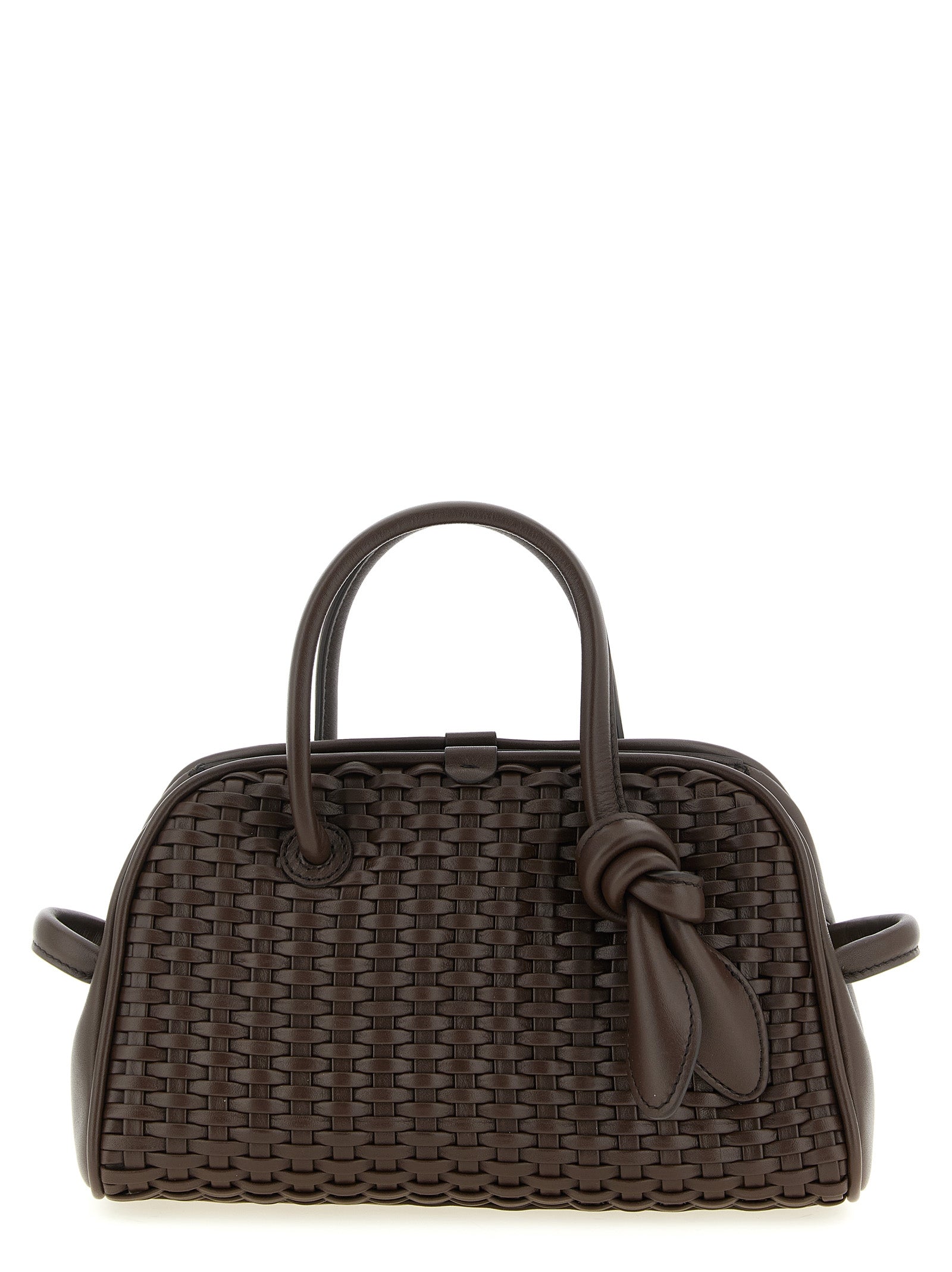 Jacquemus Brown Le Petit Turismo Cotton Handbag
