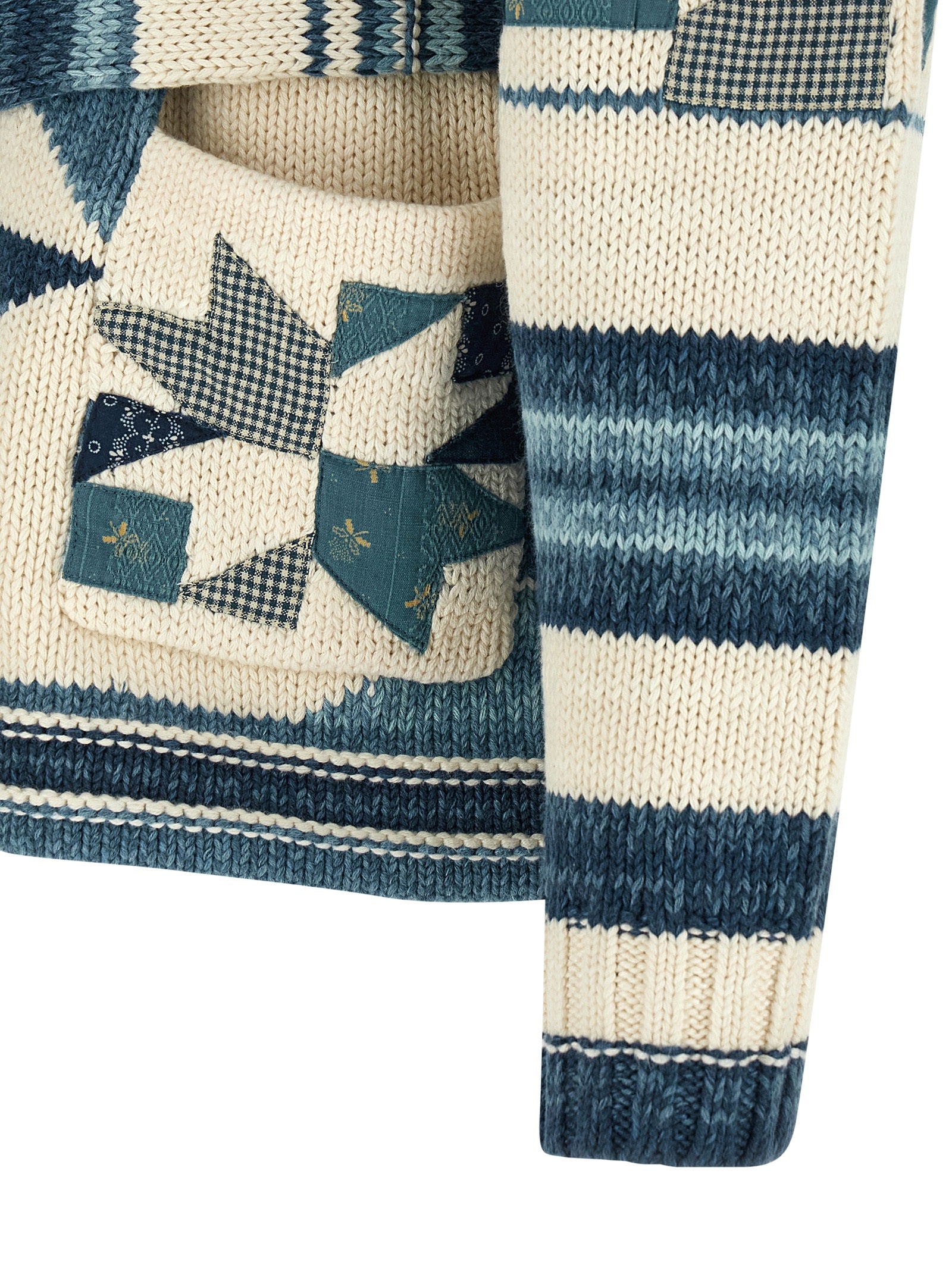 Polo Ralph Lauren Blue Cotton Linen Cardigan