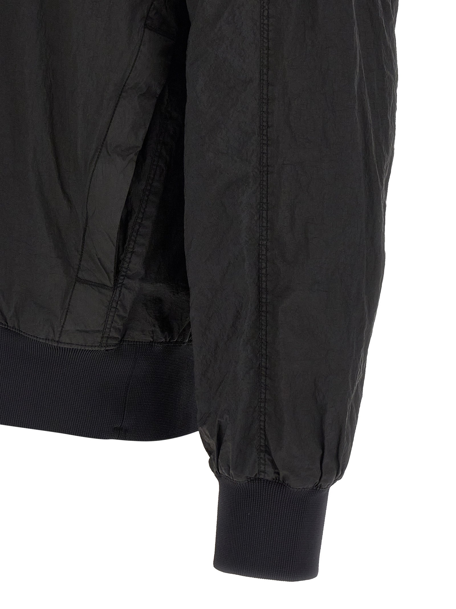 Blouson Stone Island en polyamide noir