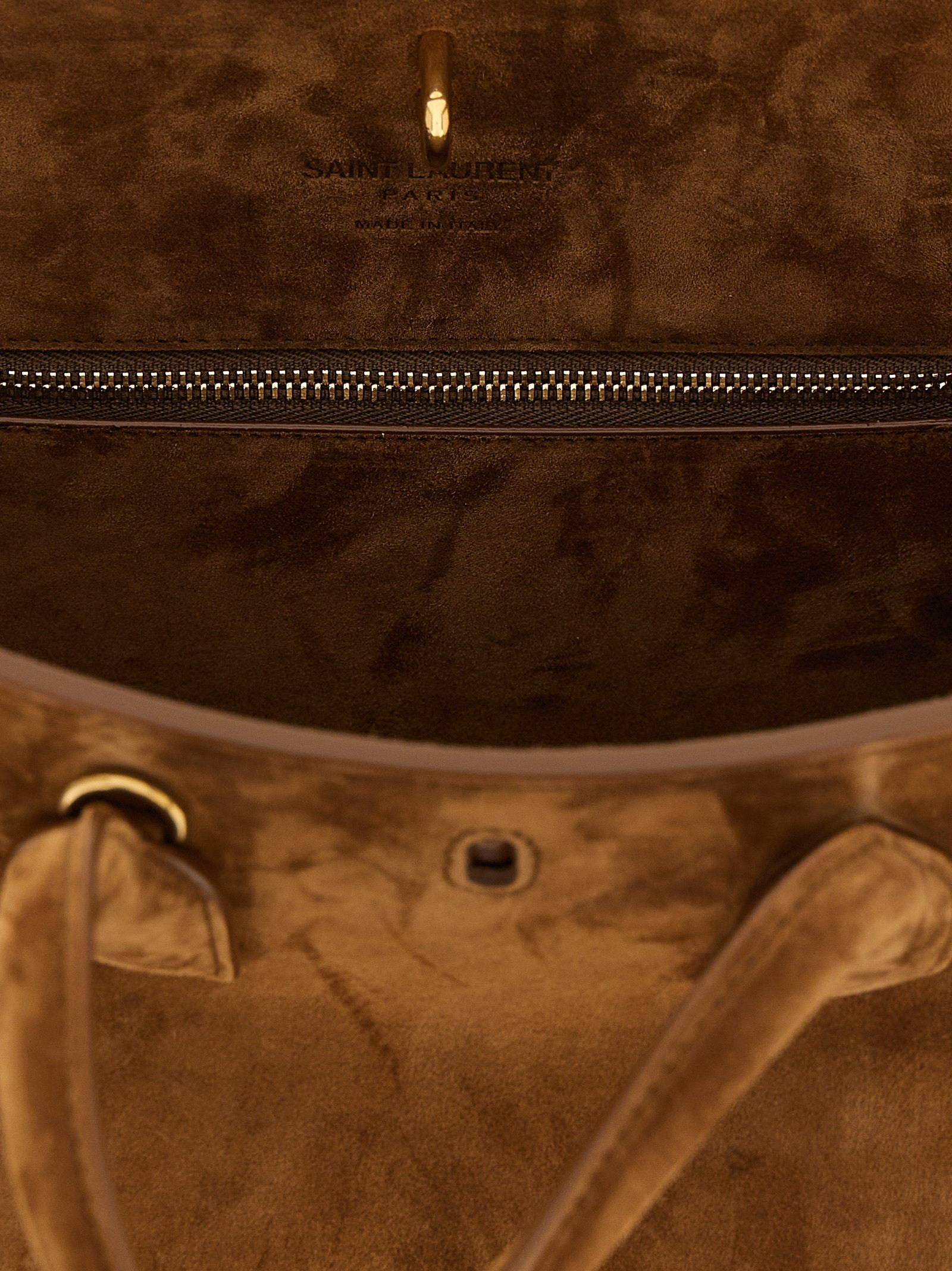 Saint Laurent Brown Sac De Jour Small Handbag Calf Leather