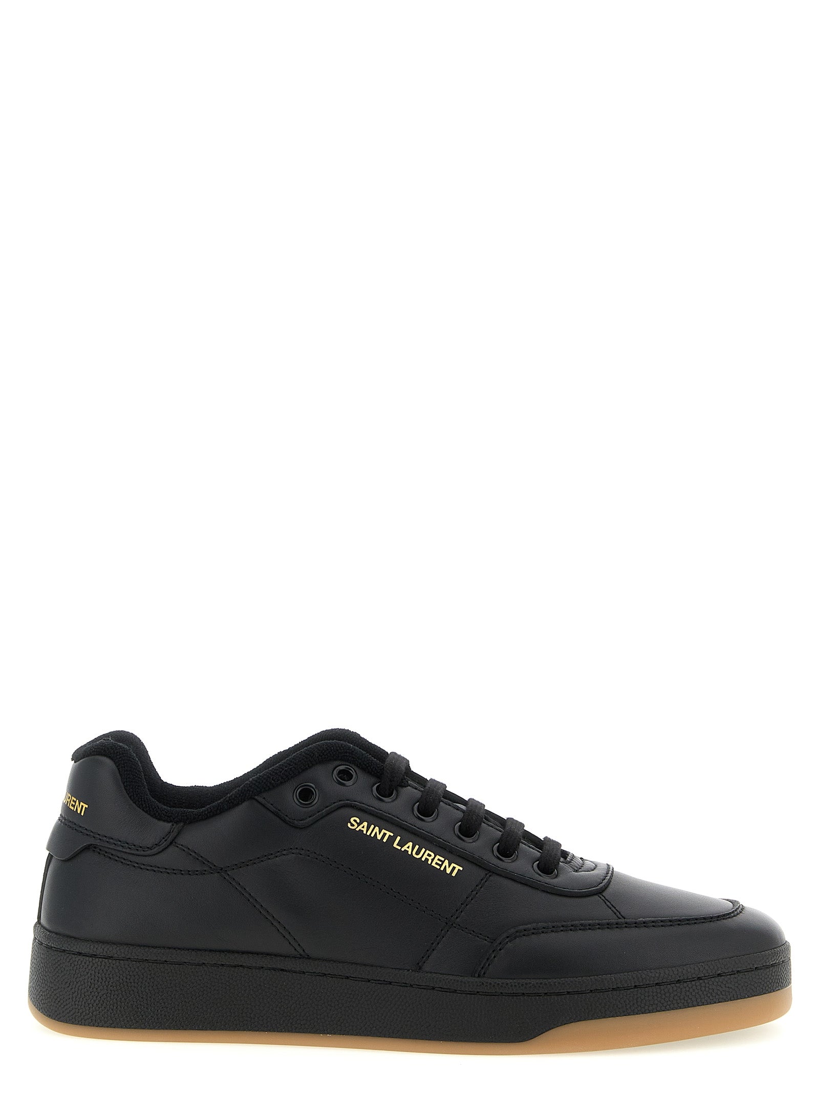 Saint Laurent Black SL61 Low Top Sneakers Leather