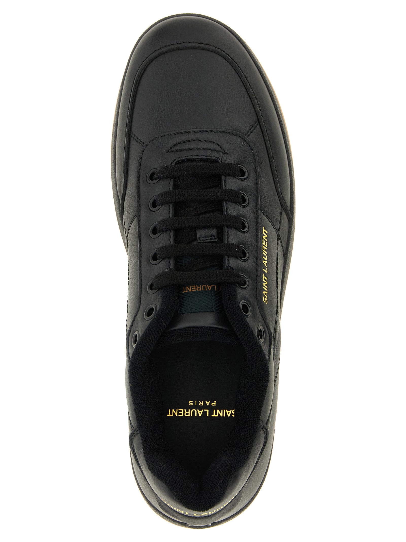 Saint Laurent Black SL61 Low Top Sneakers Leather