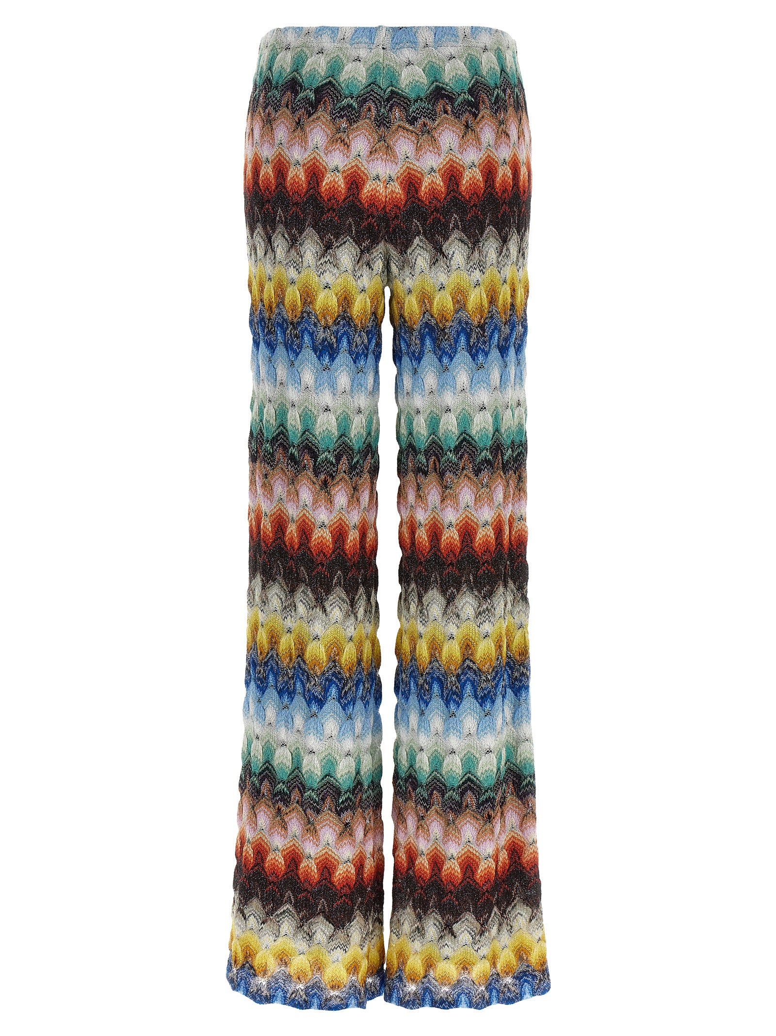 Missoni Multicolor Viscose Lamé Casual Pants