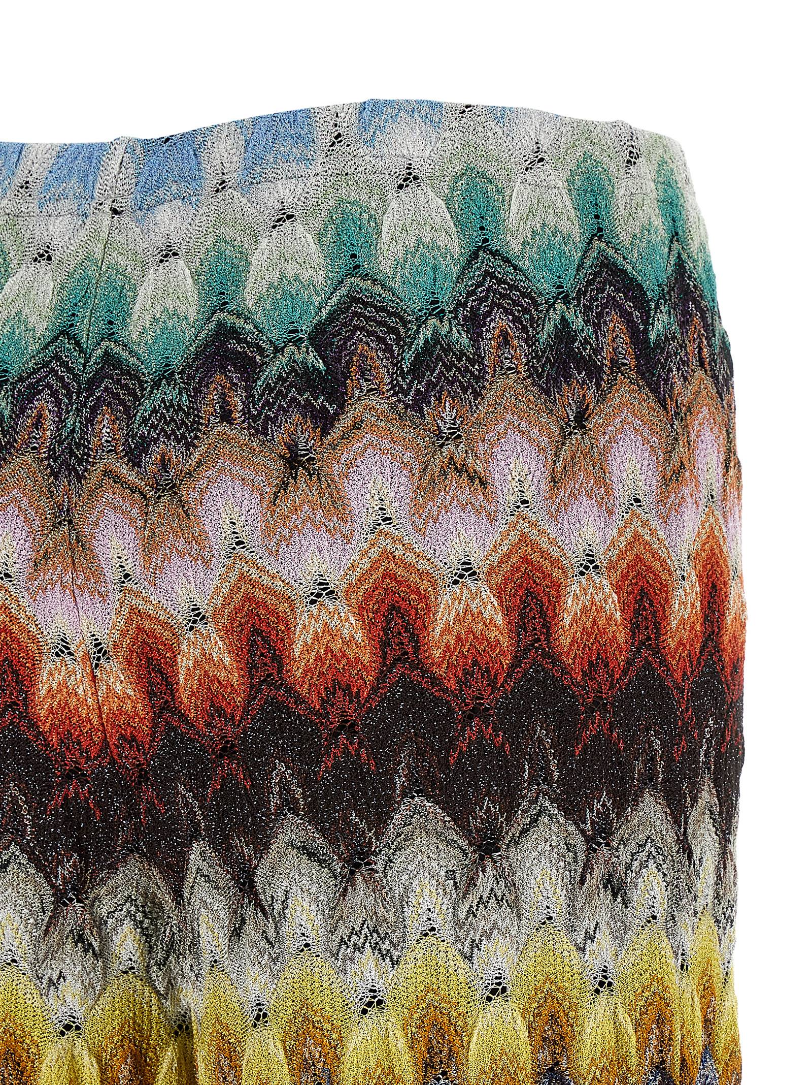 Missoni Multicolor Viscose Lamé Casual Pants