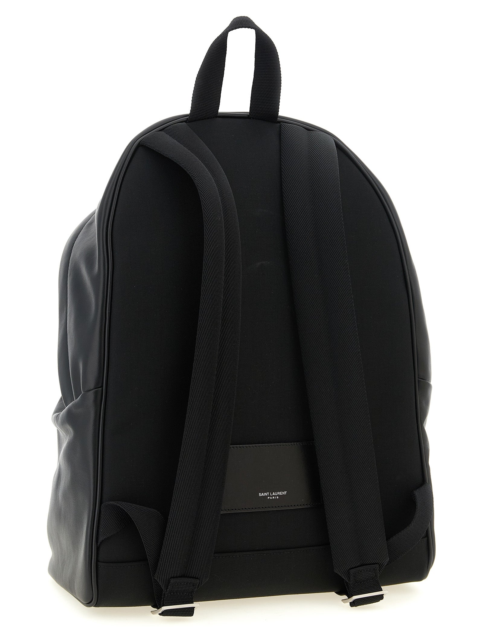 Saint Laurent Black City Backpack Calf Leather