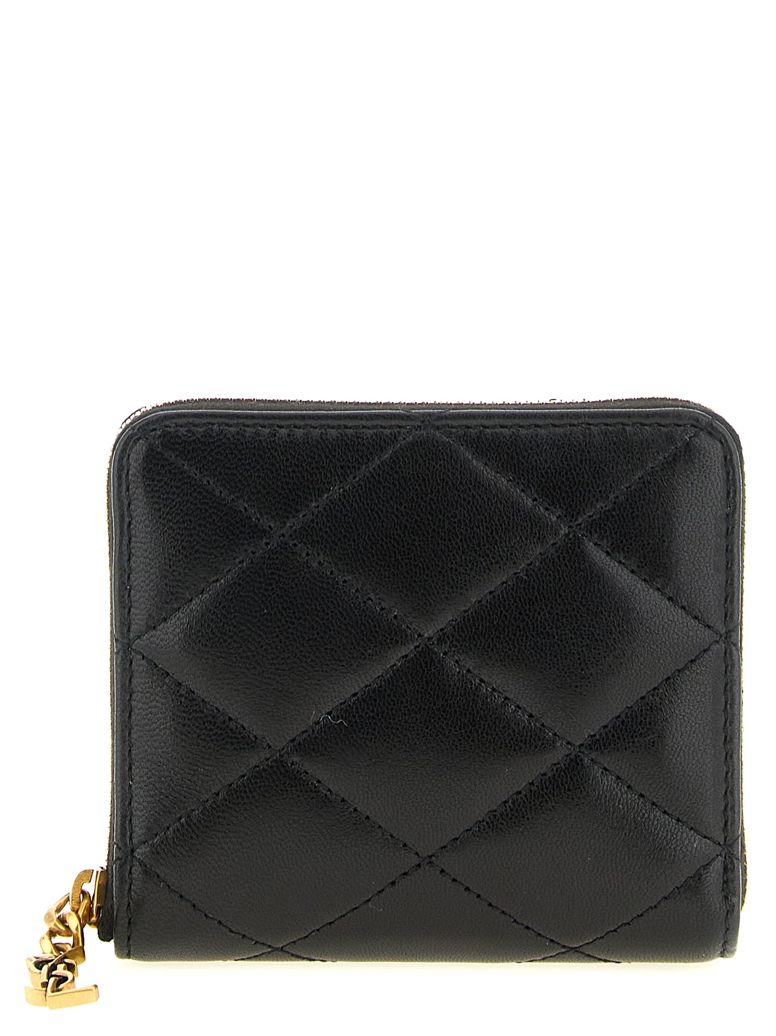 Saint Laurent Black Pegaso Lambskin Cardholder