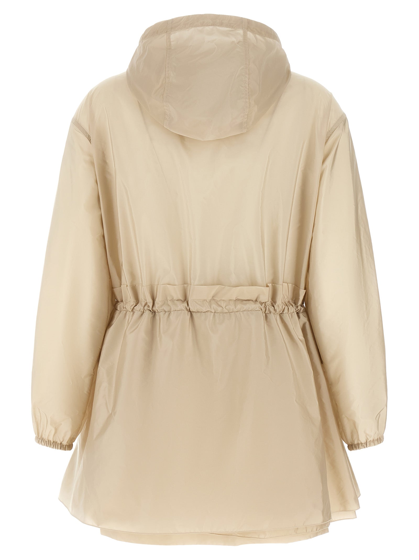 Moncler Beige Weteau Nylon Shell Jacket