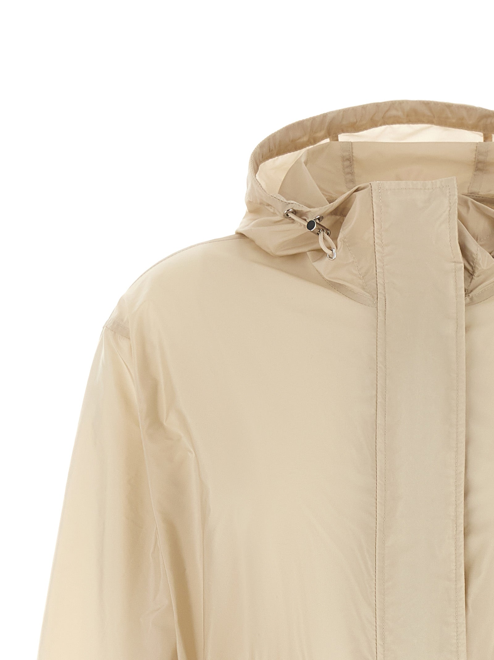 Moncler Beige Weteau Nylon Shell Jacket