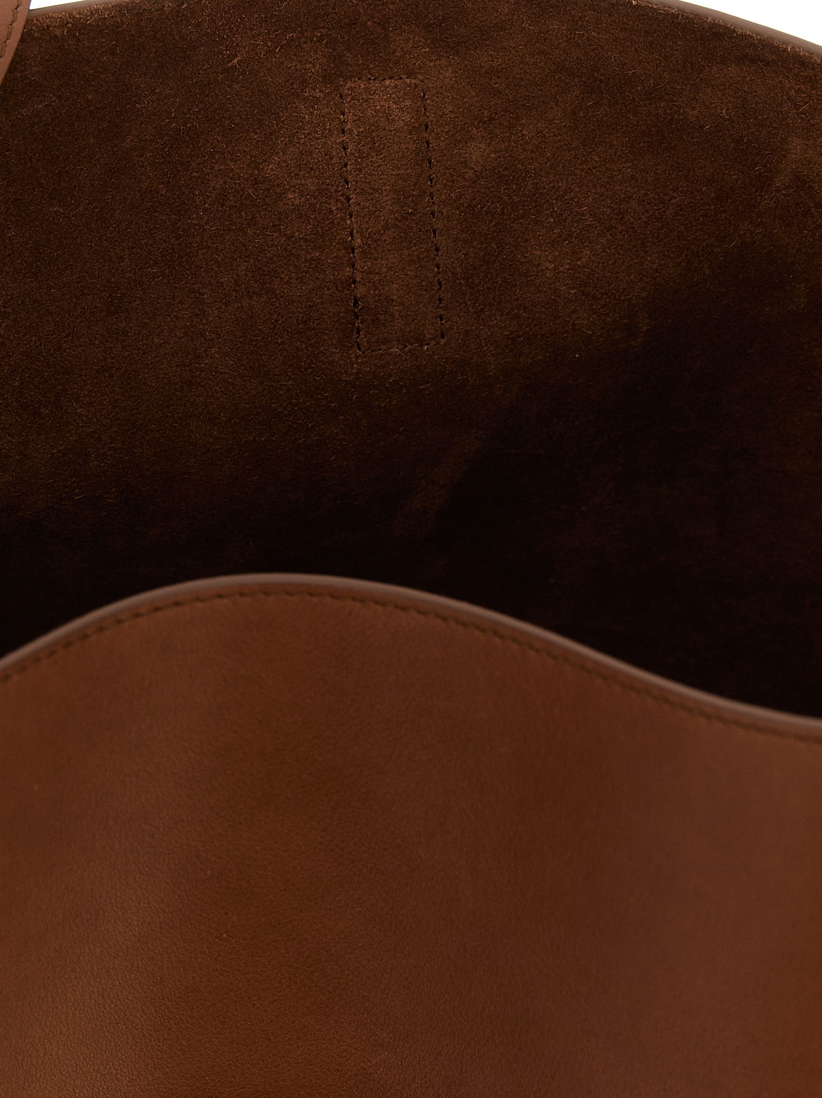 Saint Laurent Brown Le 5 à 7 Large Shoulder Bag Calf Leather