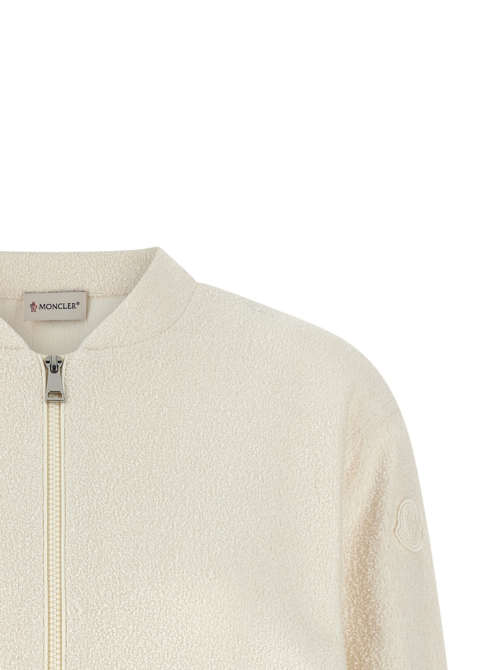 Moncler White Cardigan Synthetic