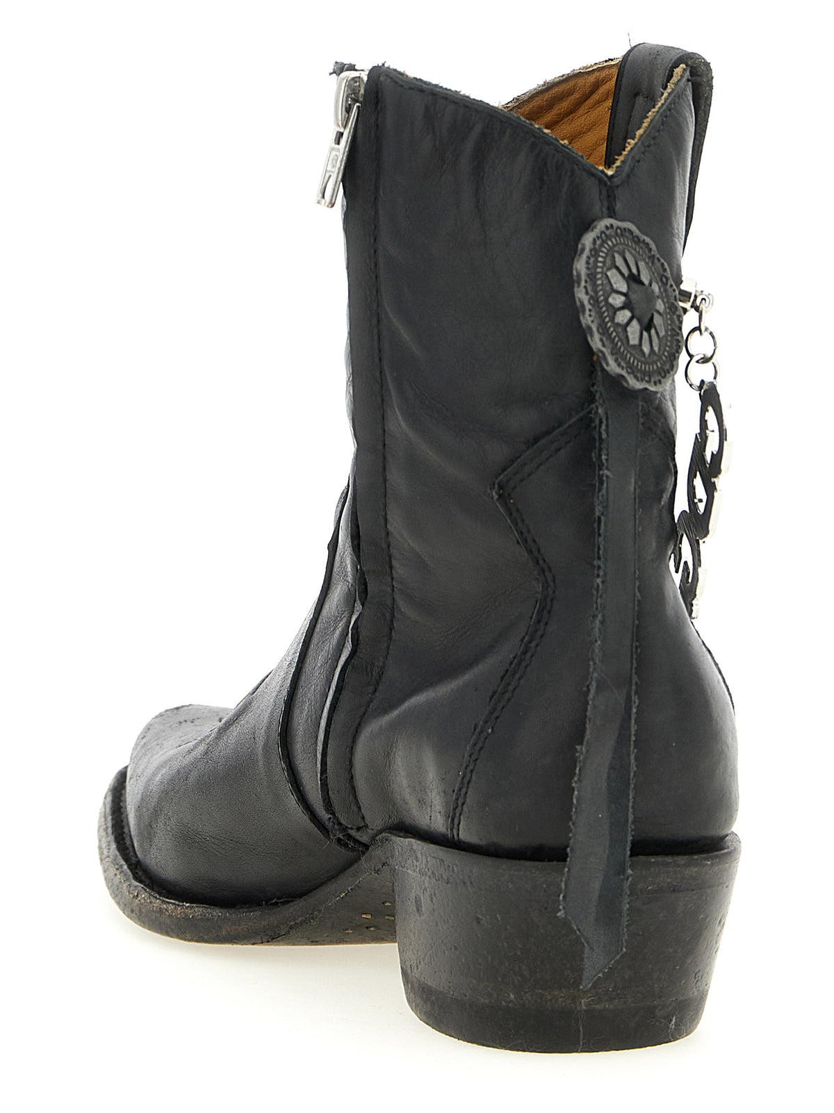 Comme Des Garçons Schwarze Chelsea Boots aus Rindsleder