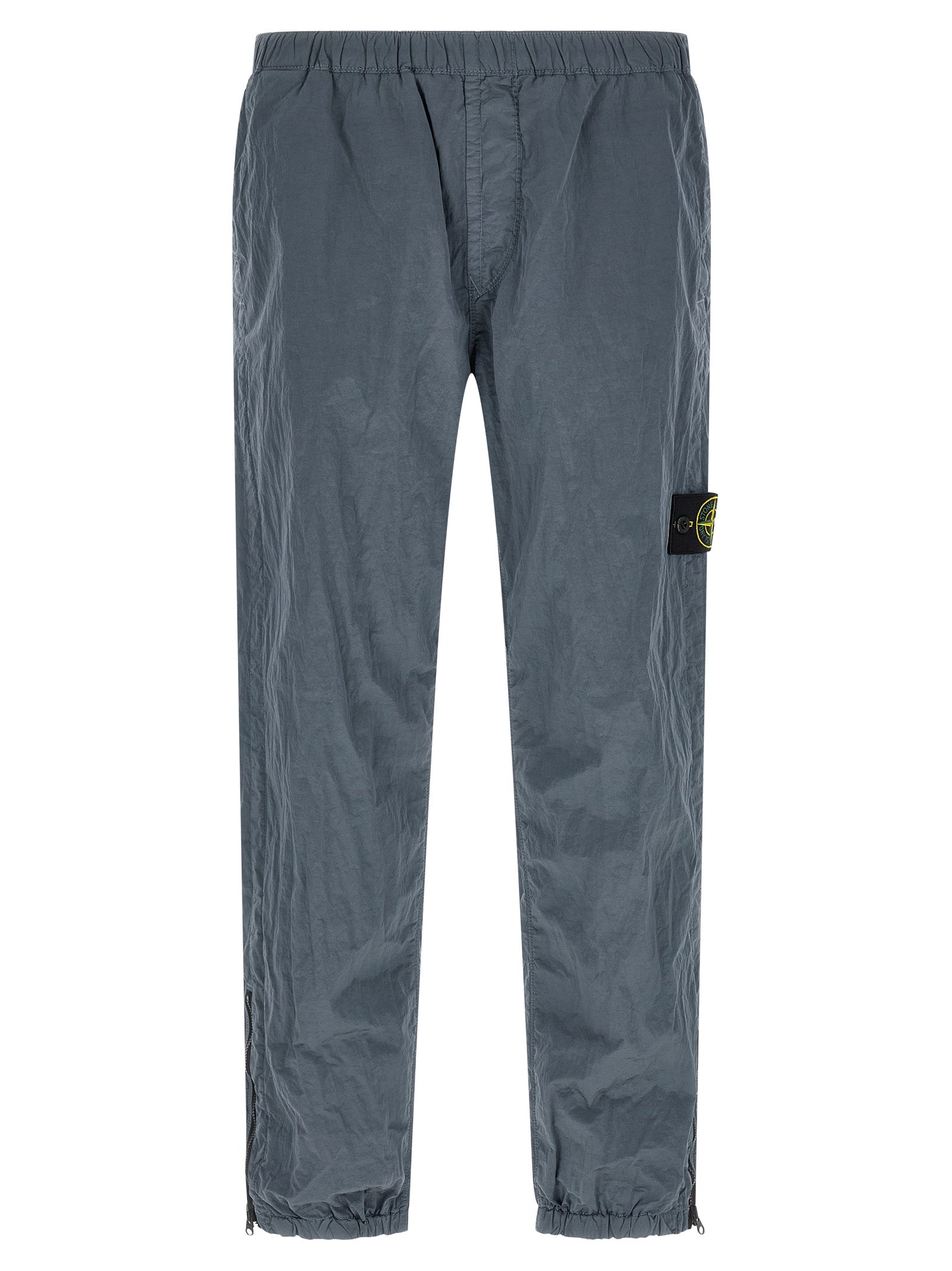 Stone Island Blue Nylon Joggers