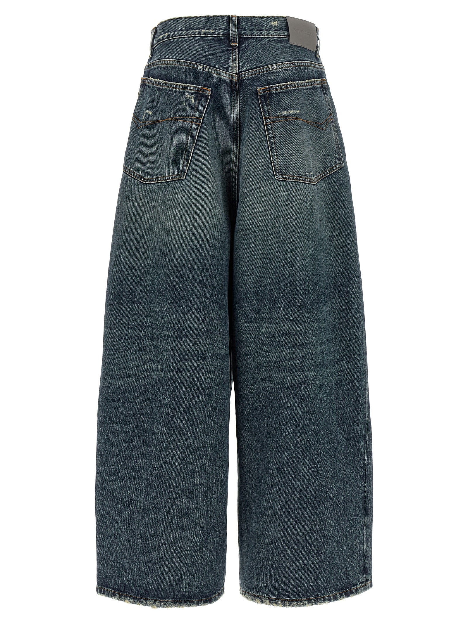 Balenciaga Blue Stone-Washed Cotton Jeans