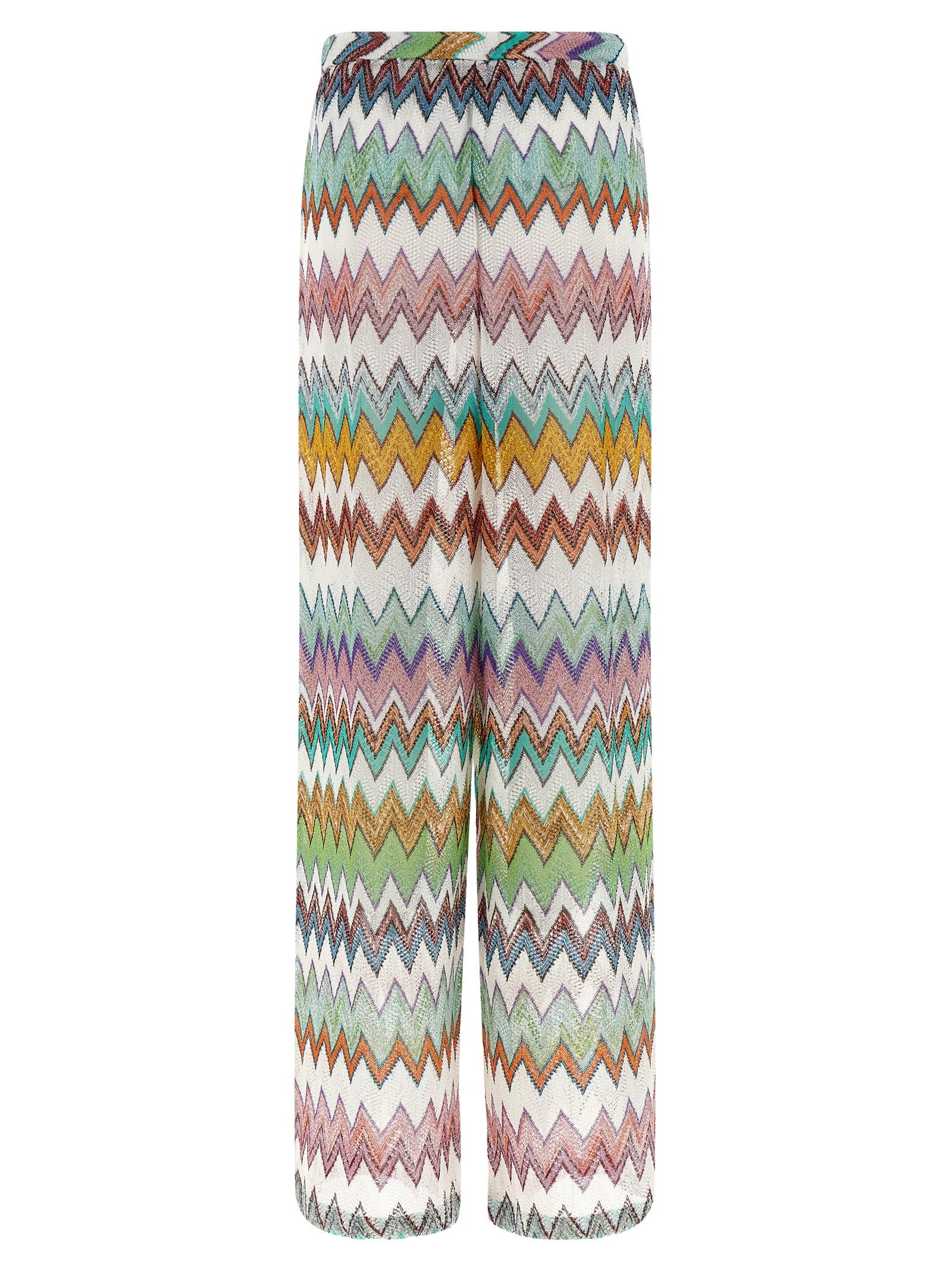 Missoni Multicolor Viscose Metal Flared Pants
