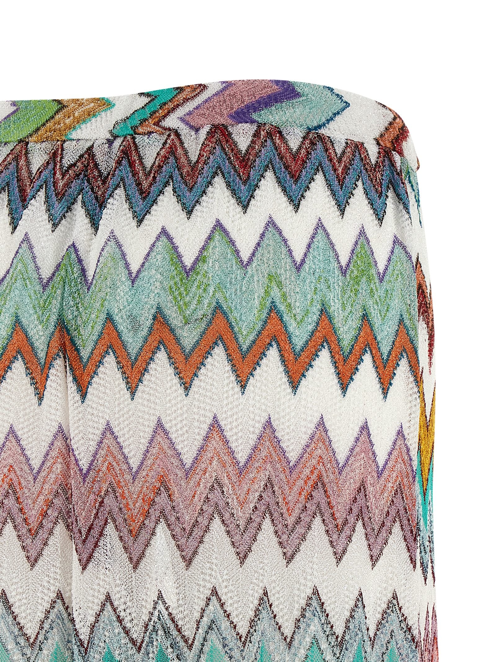 Missoni Multicolor Viscose Metal Flared Pants