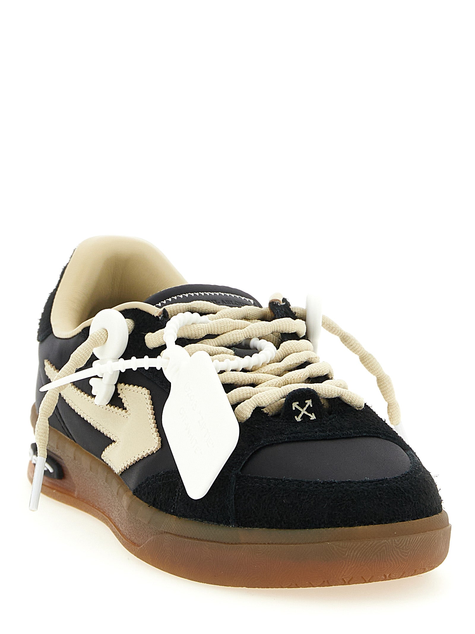 Off-White Black End Of Play Nylon Leather Sneakers