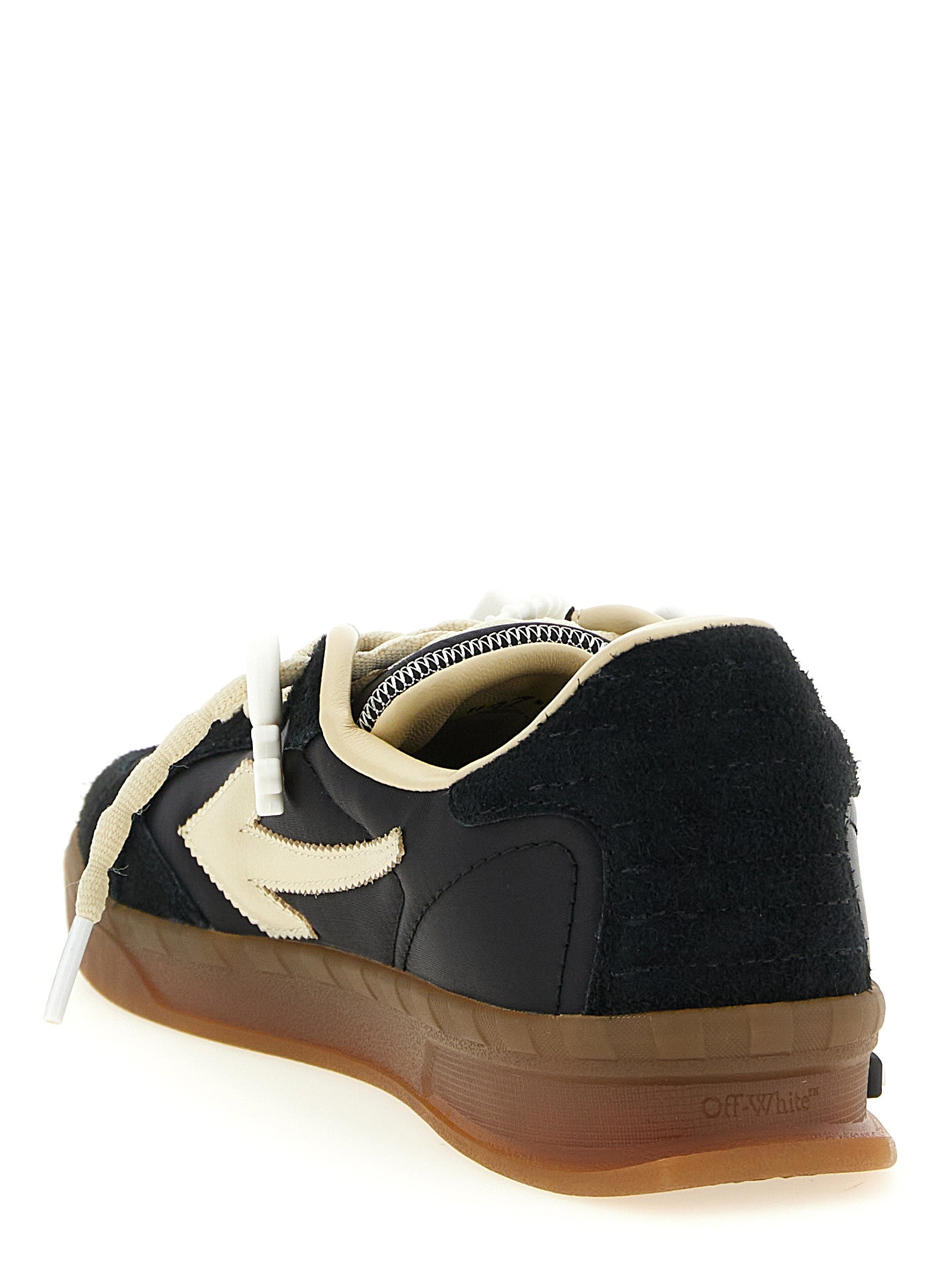 Off-White Black End Of Play Nylon Leather Sneakers