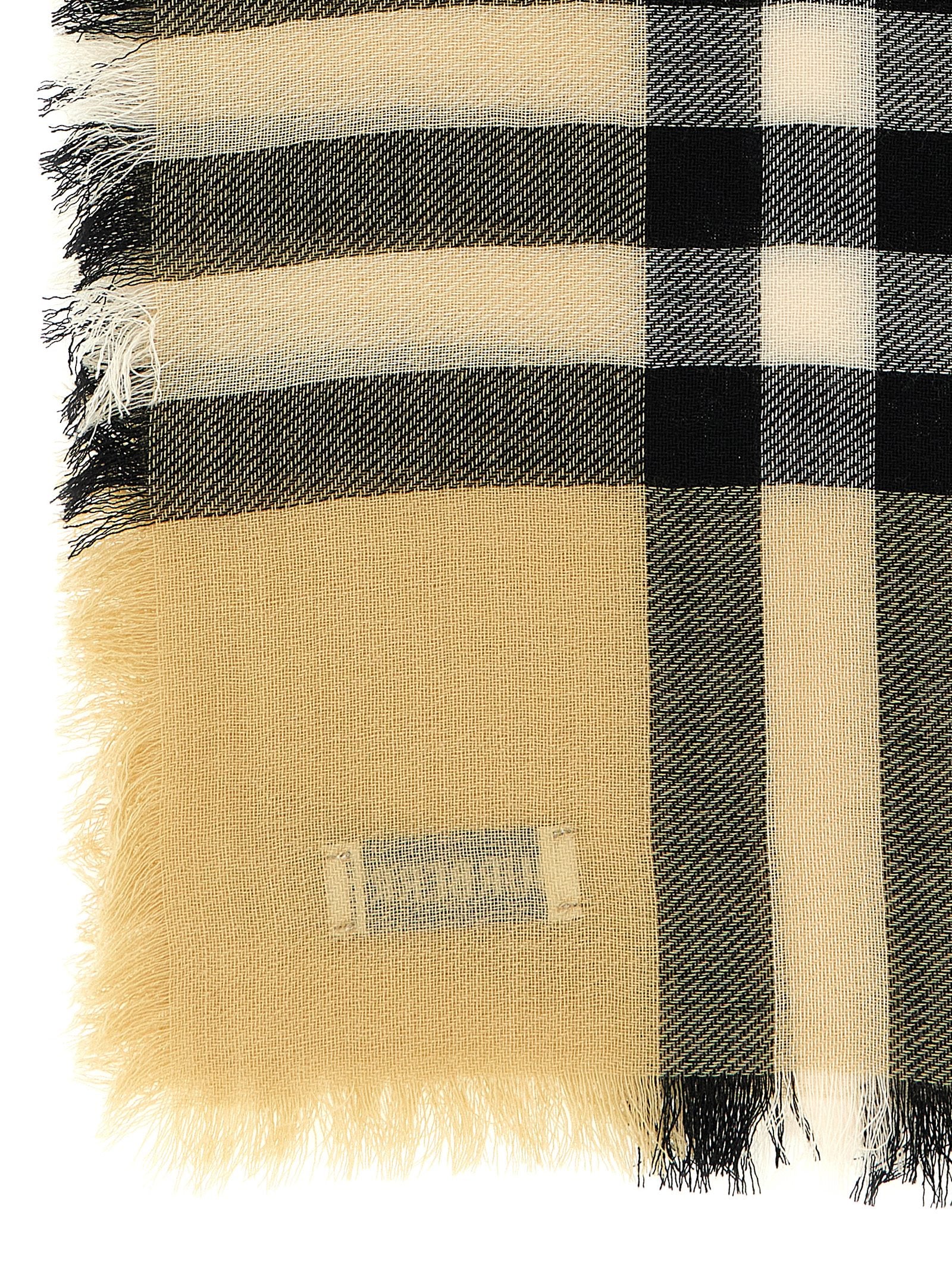 Écharpe Burberry en laine beige