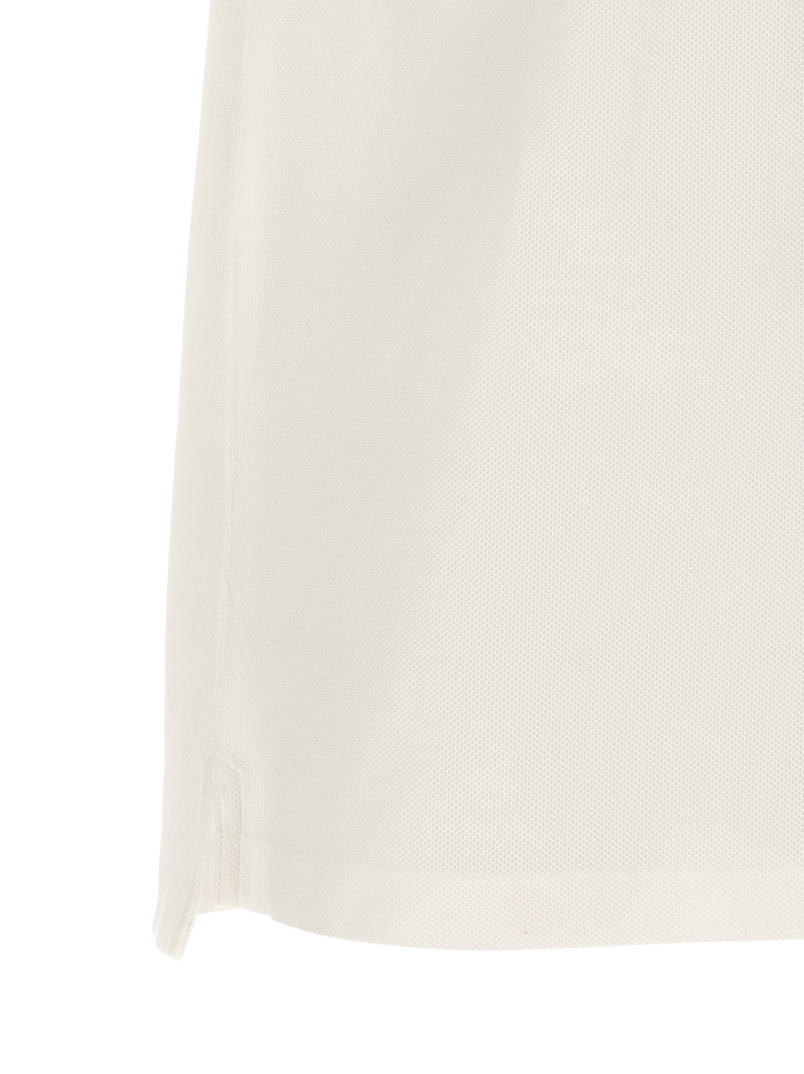 Burberry White Eddie Cotton Piqué Polo Shirt