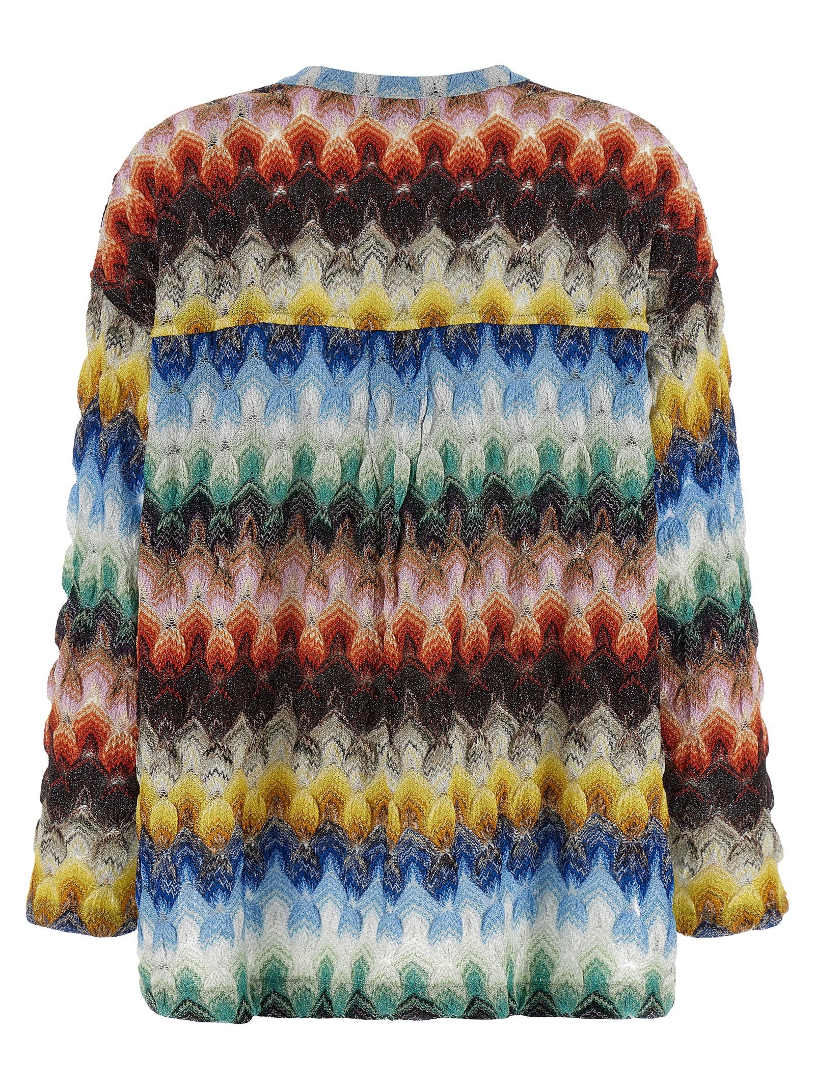 MISSONI Multicolor Viscose Lamé Blouse