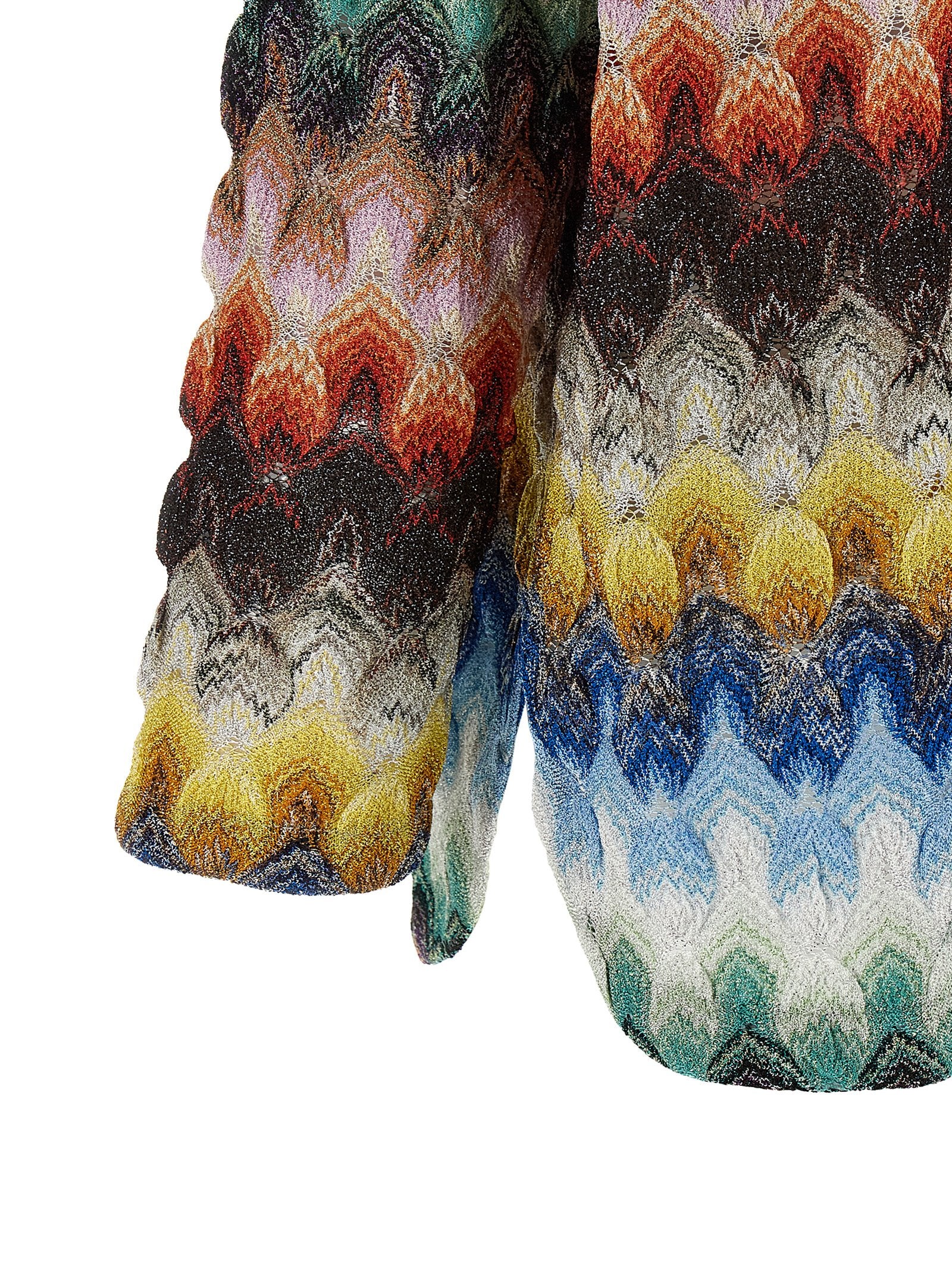MISSONI Multicolor Viscose Lamé Blouse