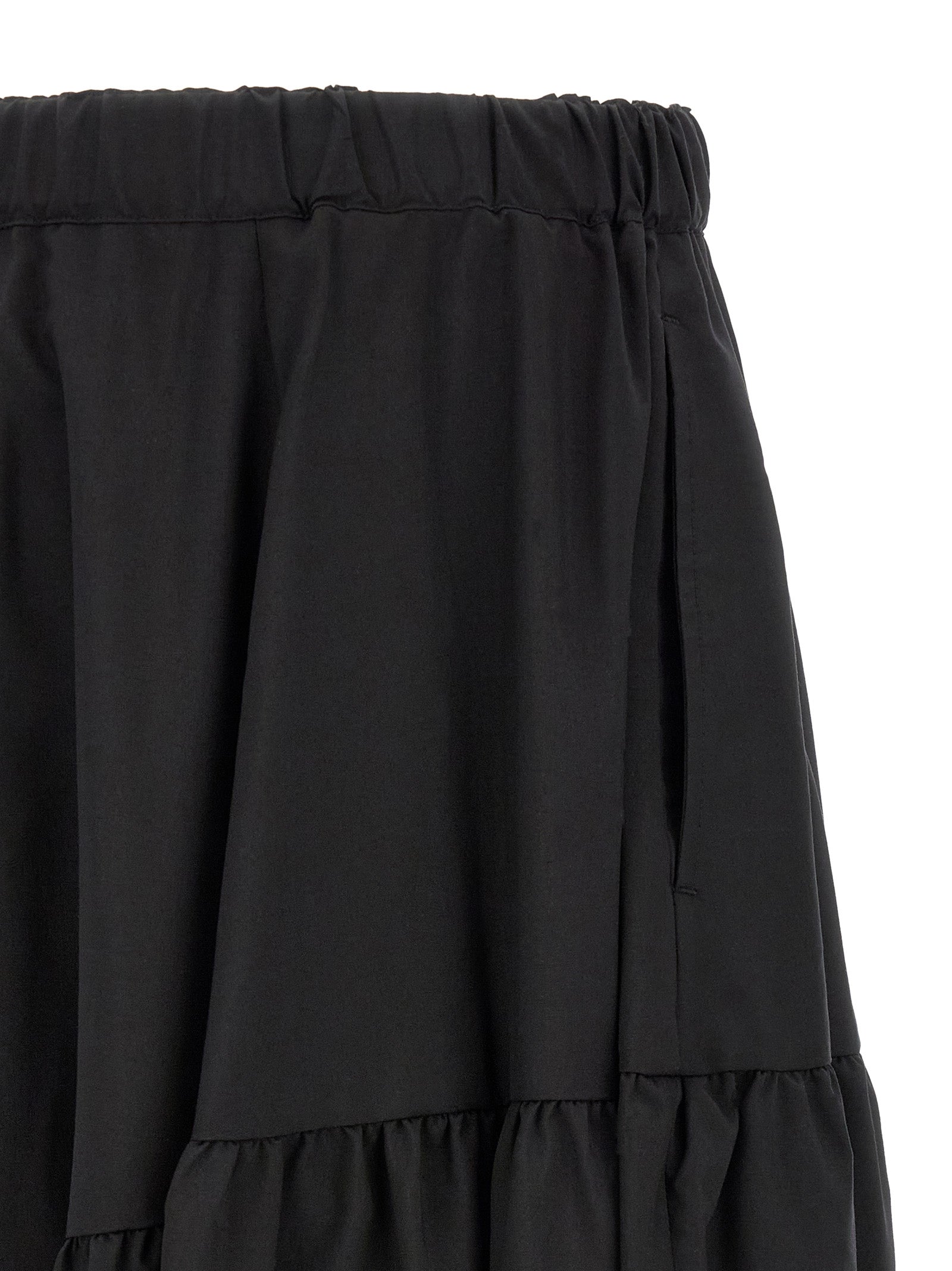 Pantalon décontracté noir en polyester Comme des Garçons