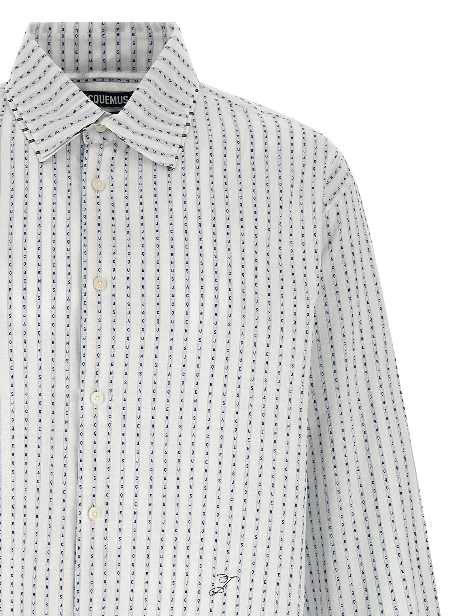 Jacquemus Multicolor La Chemise Letro Cotton Blouse