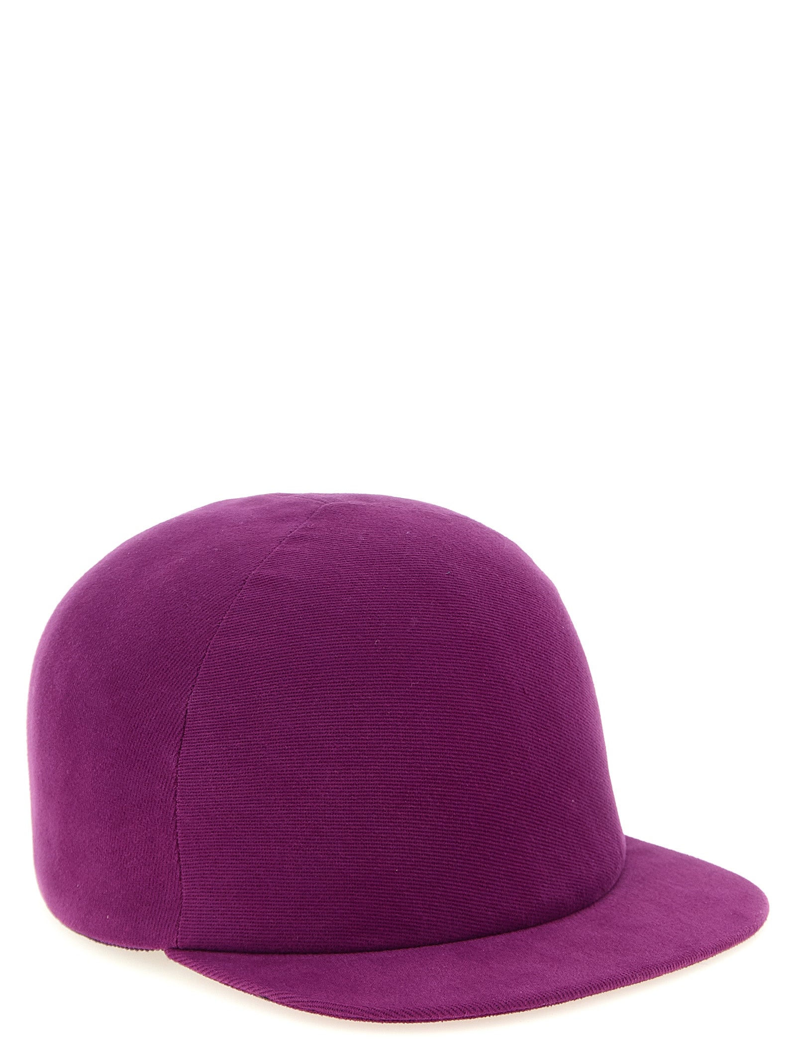 Balenciaga Purple Cotton Baseball Hat