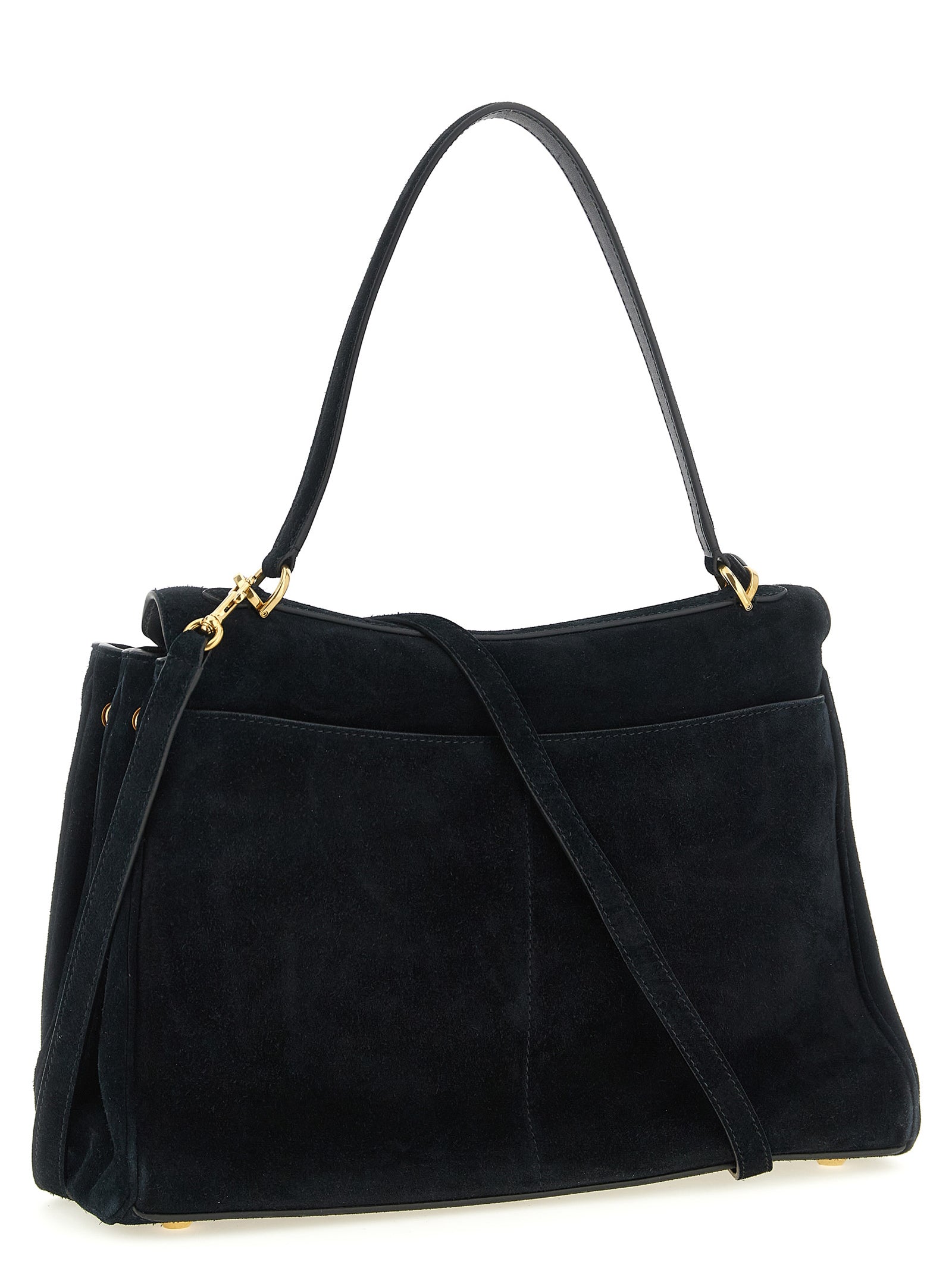 Balenciaga Black Rodeo Handbag Calf Leather