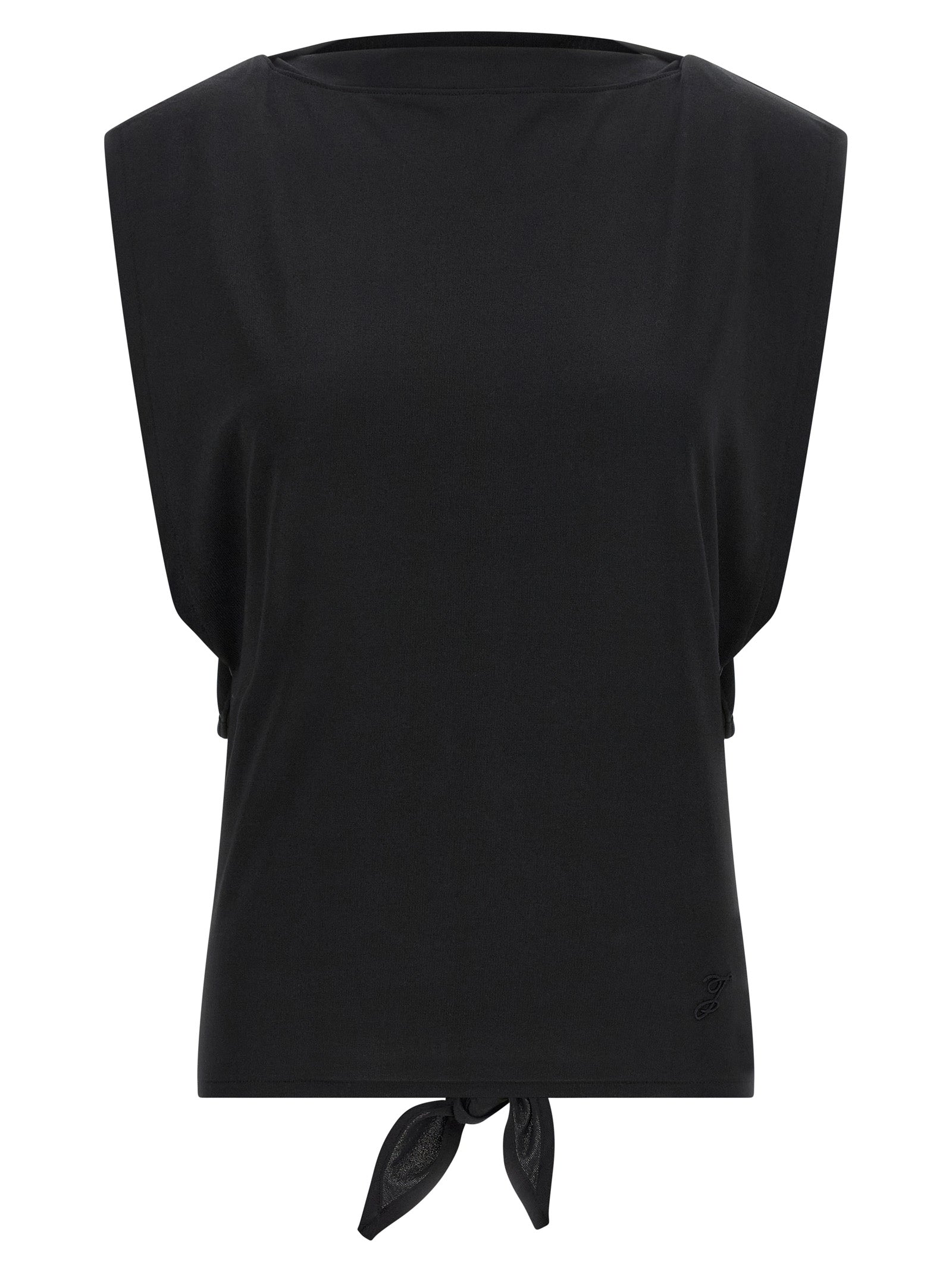 Jacquemus Black Le Marcel Moisson Paper Sleeveless Top