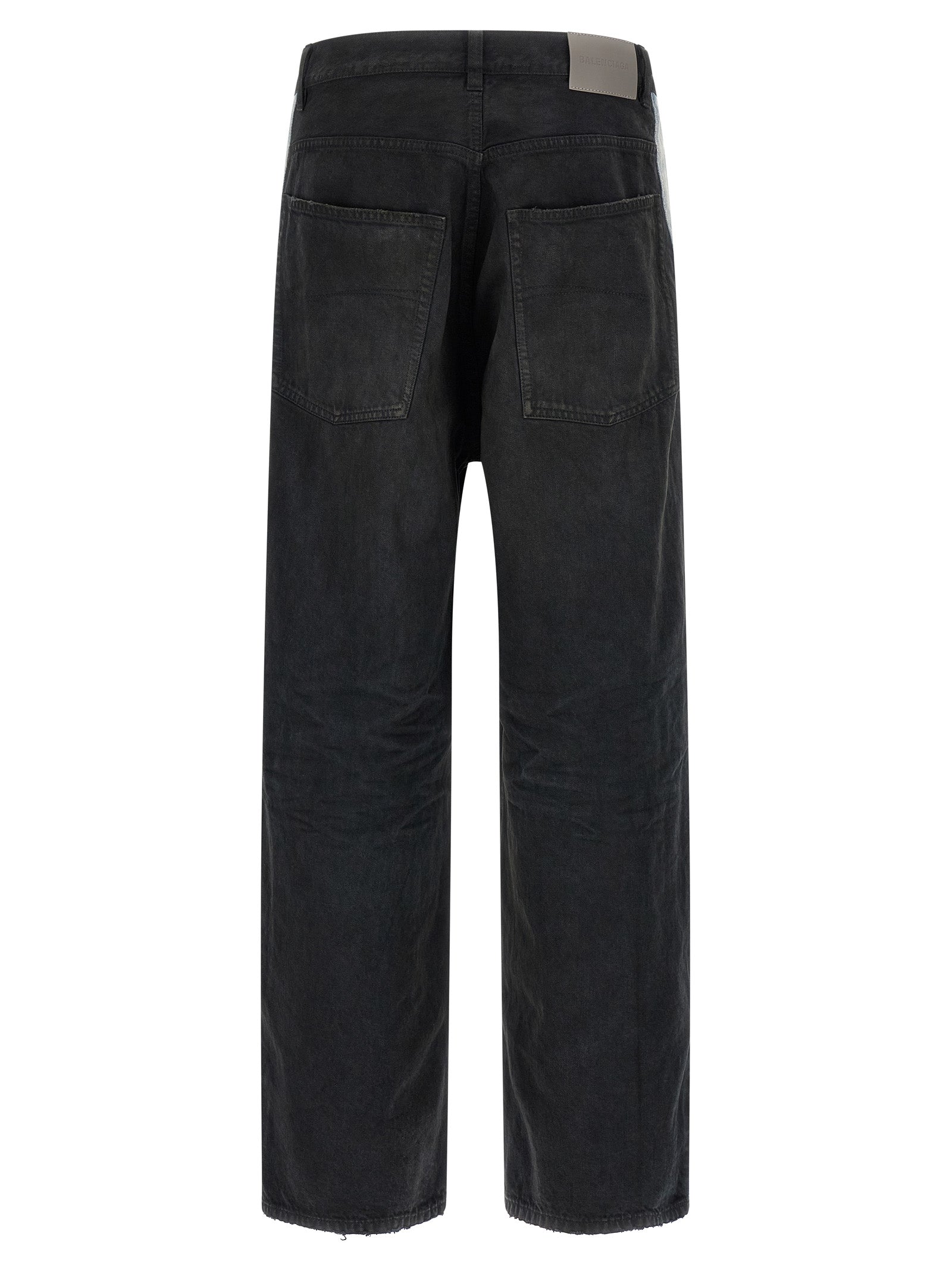 Balenciaga Black Flared Cotton Jeans