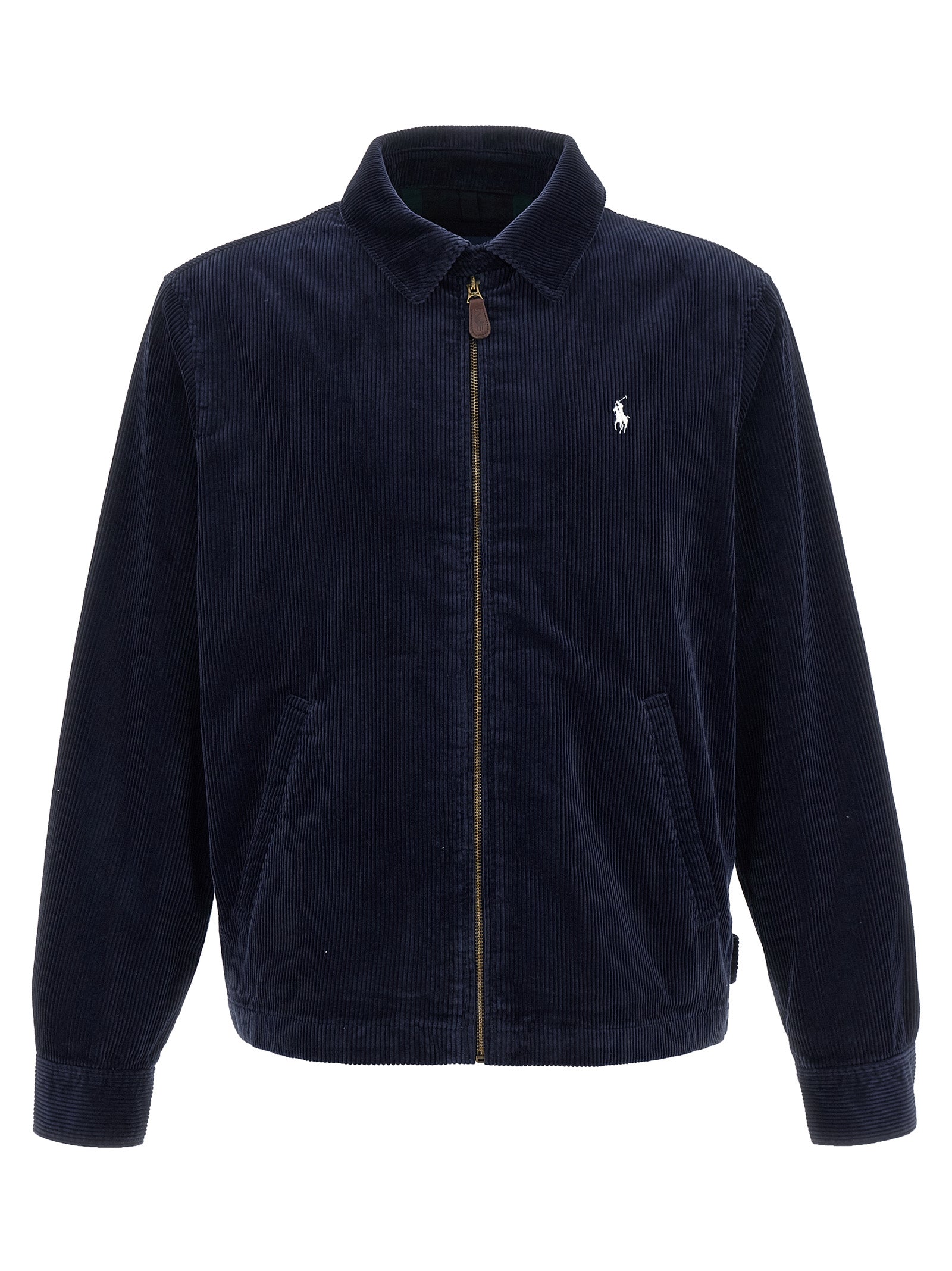 Polo Ralph Lauren Blue Wynton Full-Length Cotton Jacket