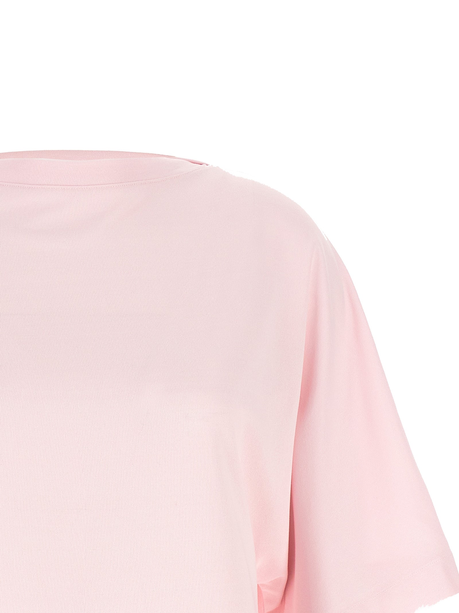 Jacquemus Pink Le T-shirt Moisson Paper Blend T-Shirt