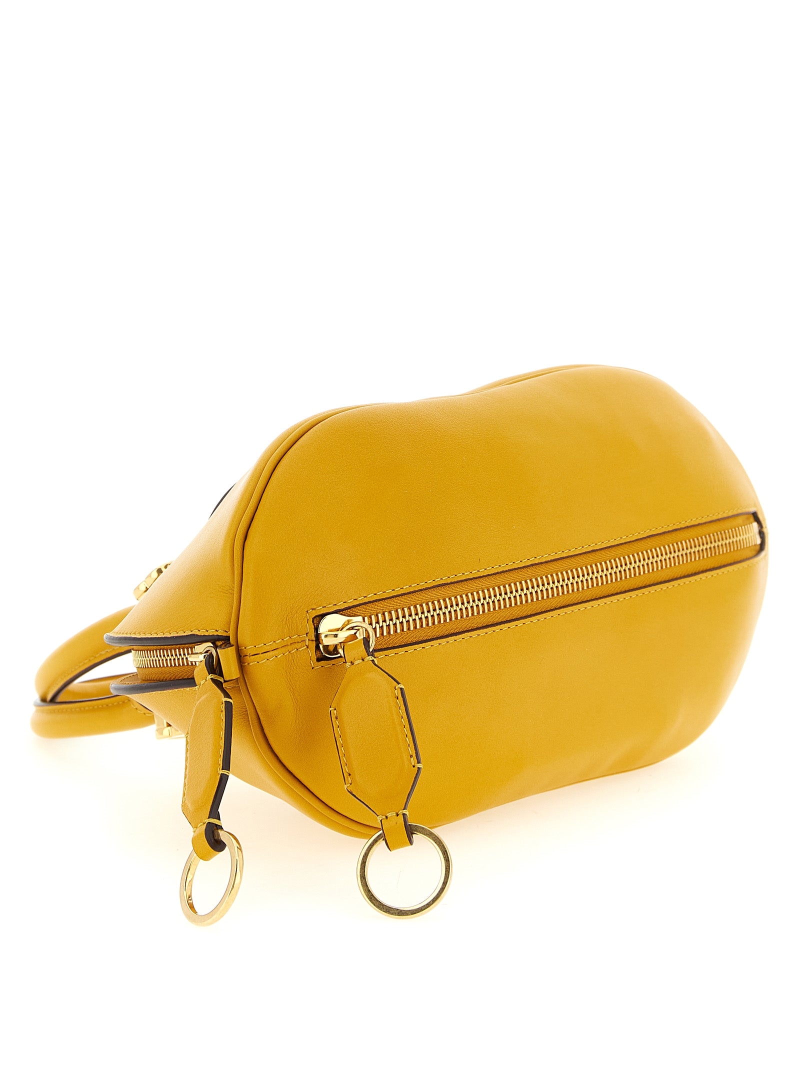 Balenciaga Yellow Mini Handbag Calf Leather