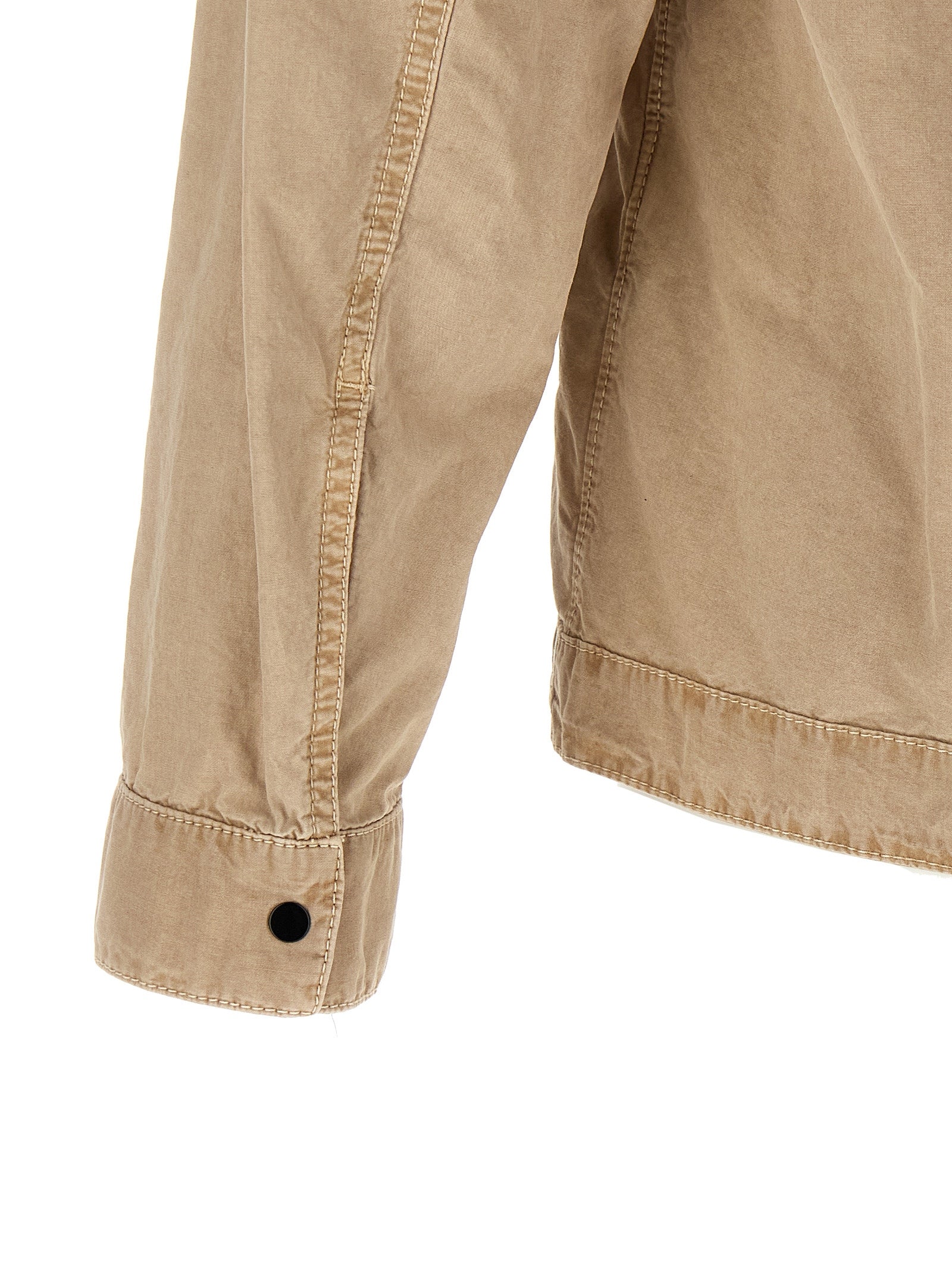 Stone Island Beige Cotton Overshirt