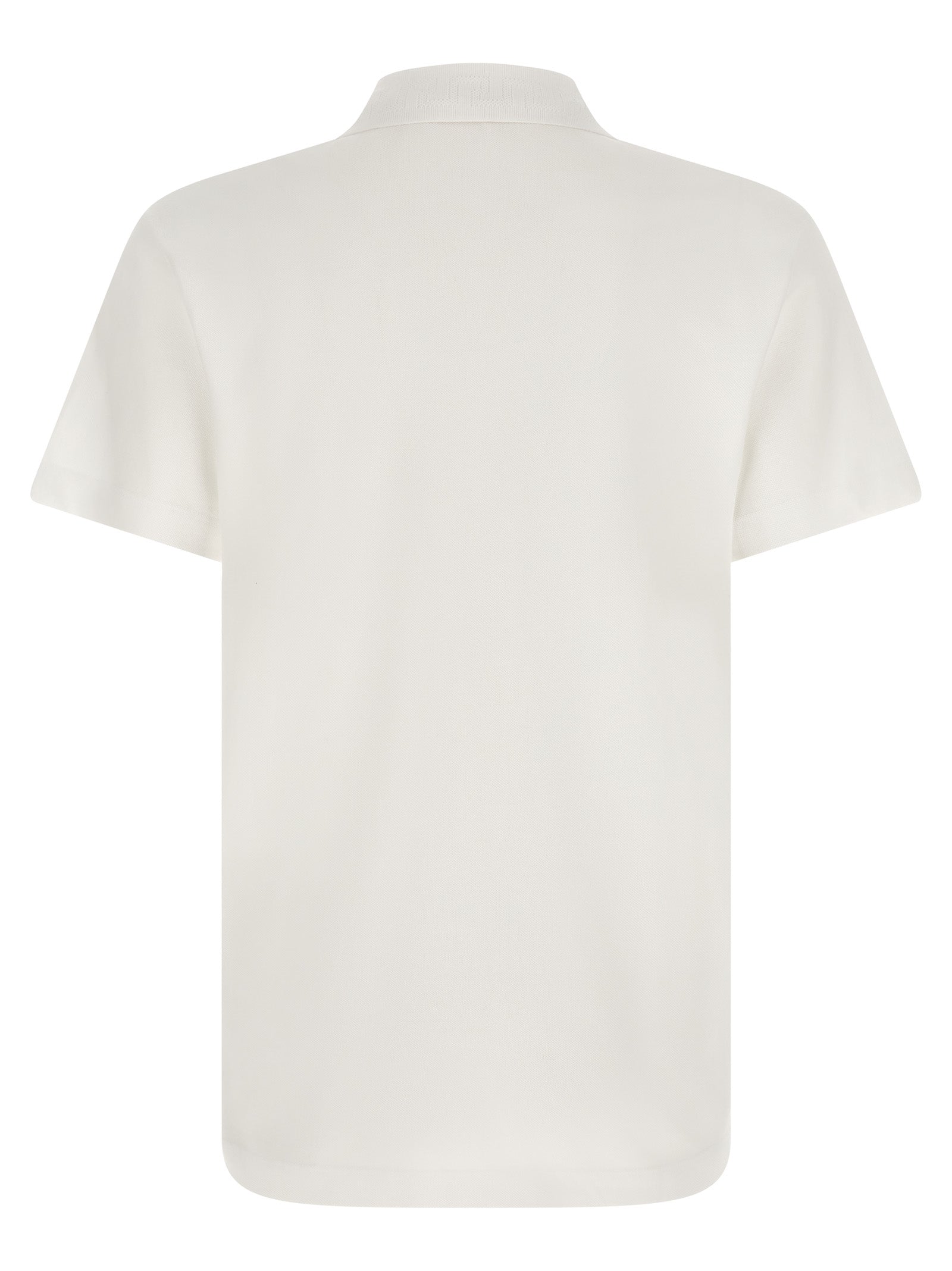 Versace Poloshirt aus weißer Baumwolle