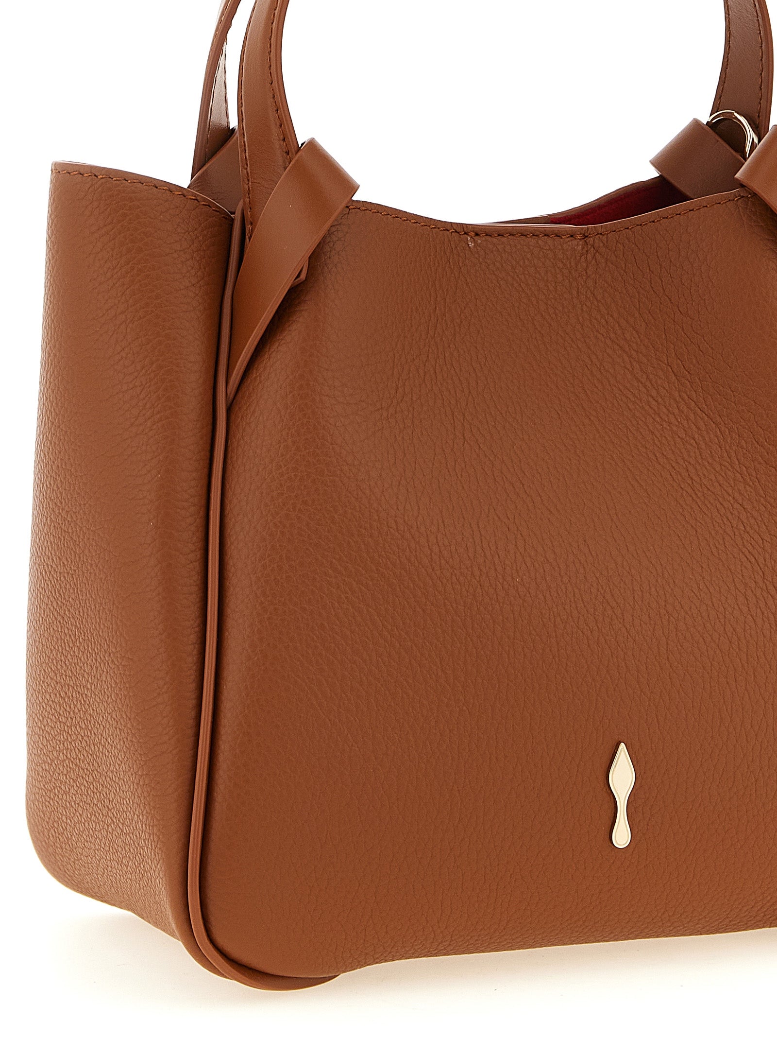 Christian Louboutin Brown Bettina Mini Calf Leather Tote Bag