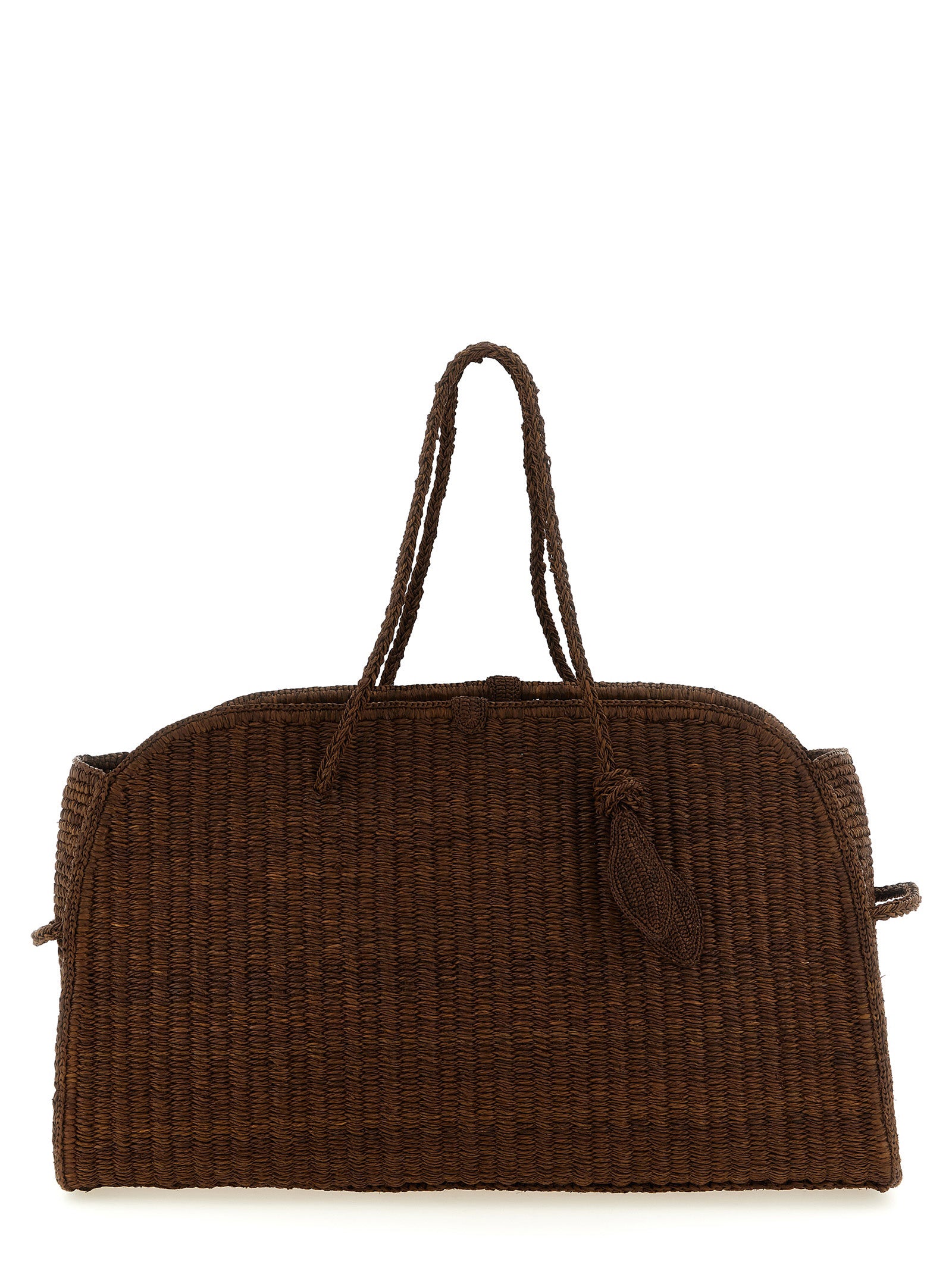 Jacquemus Brown Le Grand Turismo Raffia Tote Bag