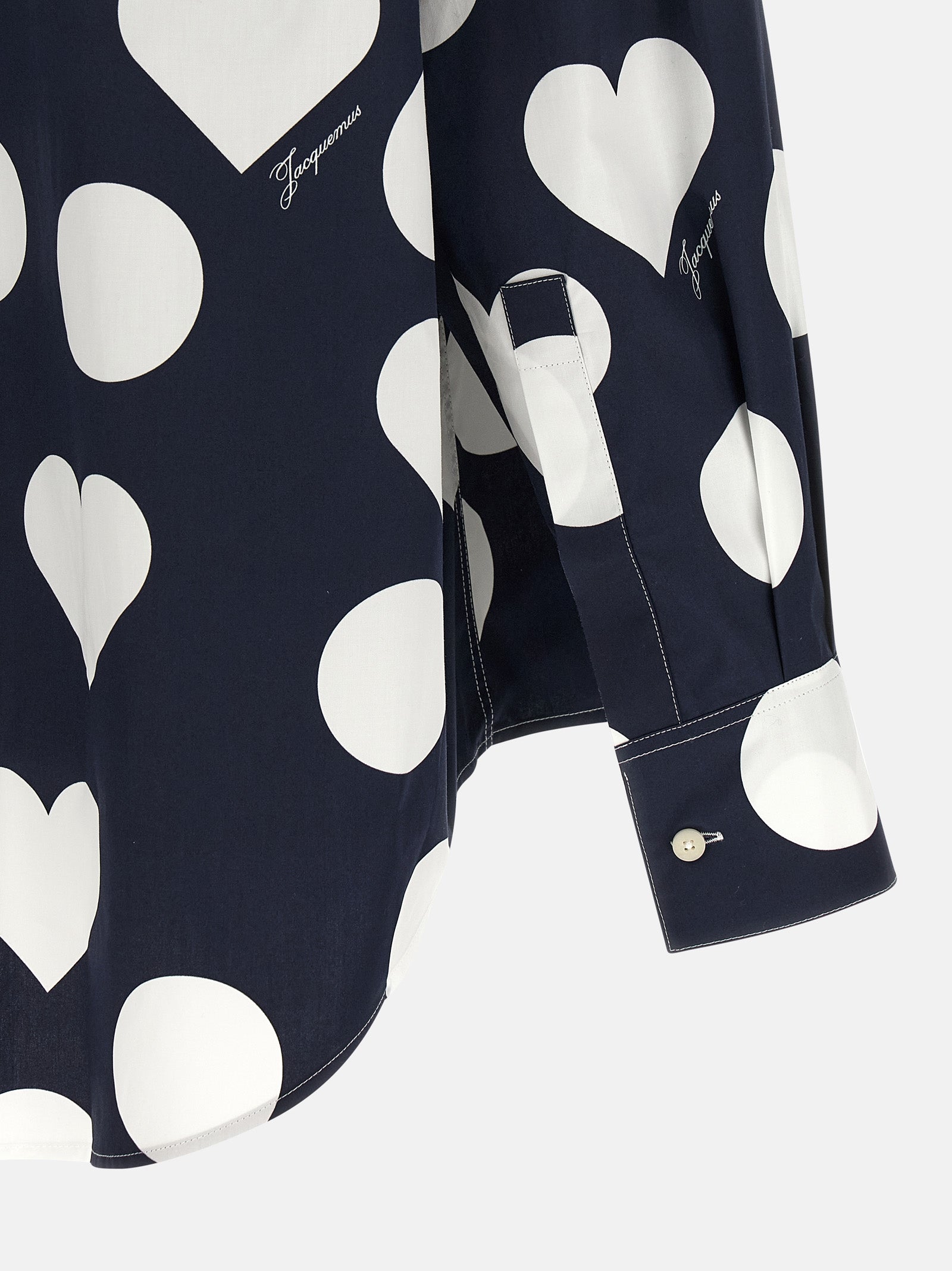 Jacquemus Blue La Chemise Camargue Cotton Blouse