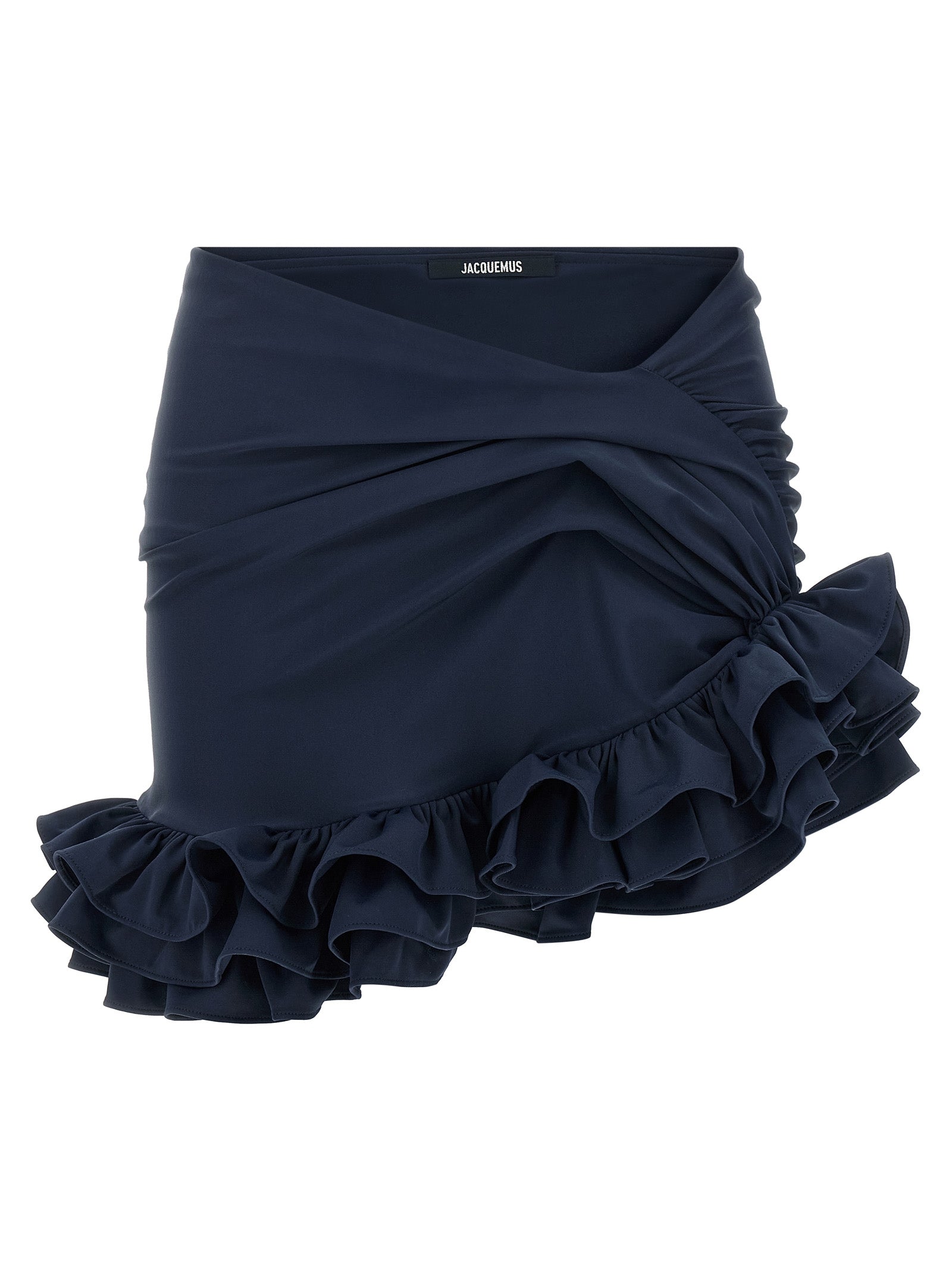 Jacquemus Blue La Mini Jupe Playa Nylon Long Skirt