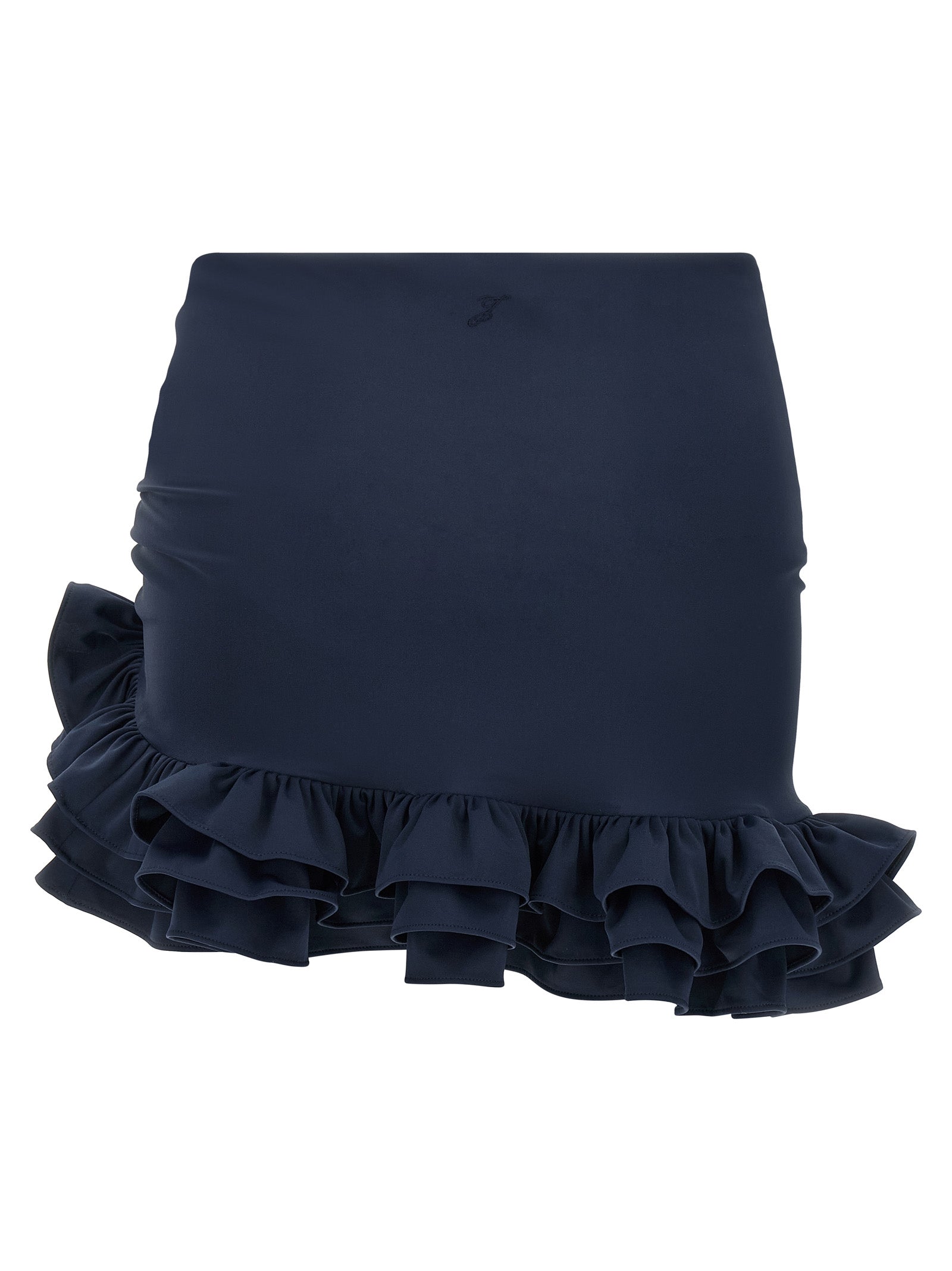 Jacquemus Blue La Mini Jupe Playa Nylon Long Skirt